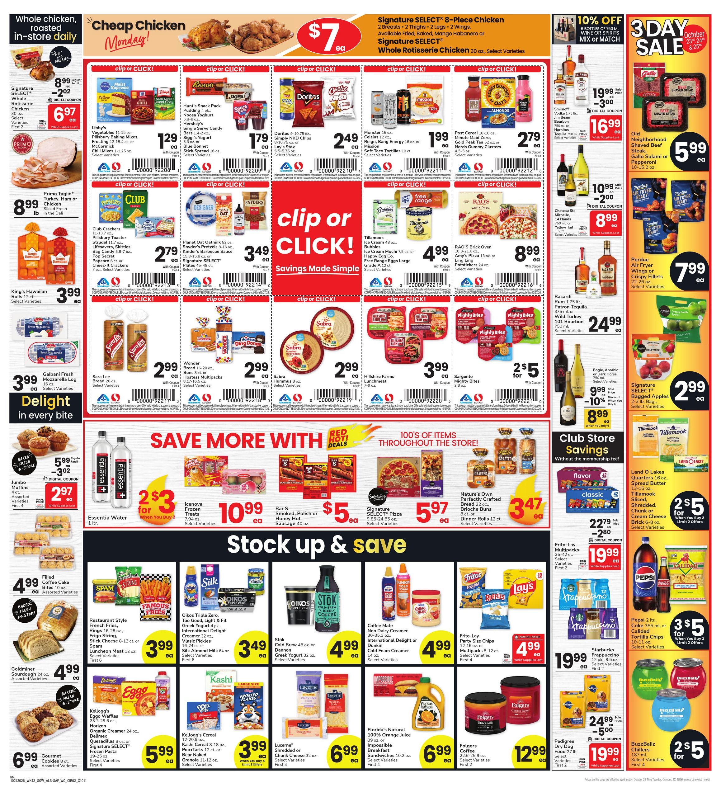 Albertsons (Las Cruces Area, NM) Weekly Ad October 21 - 27, 2026