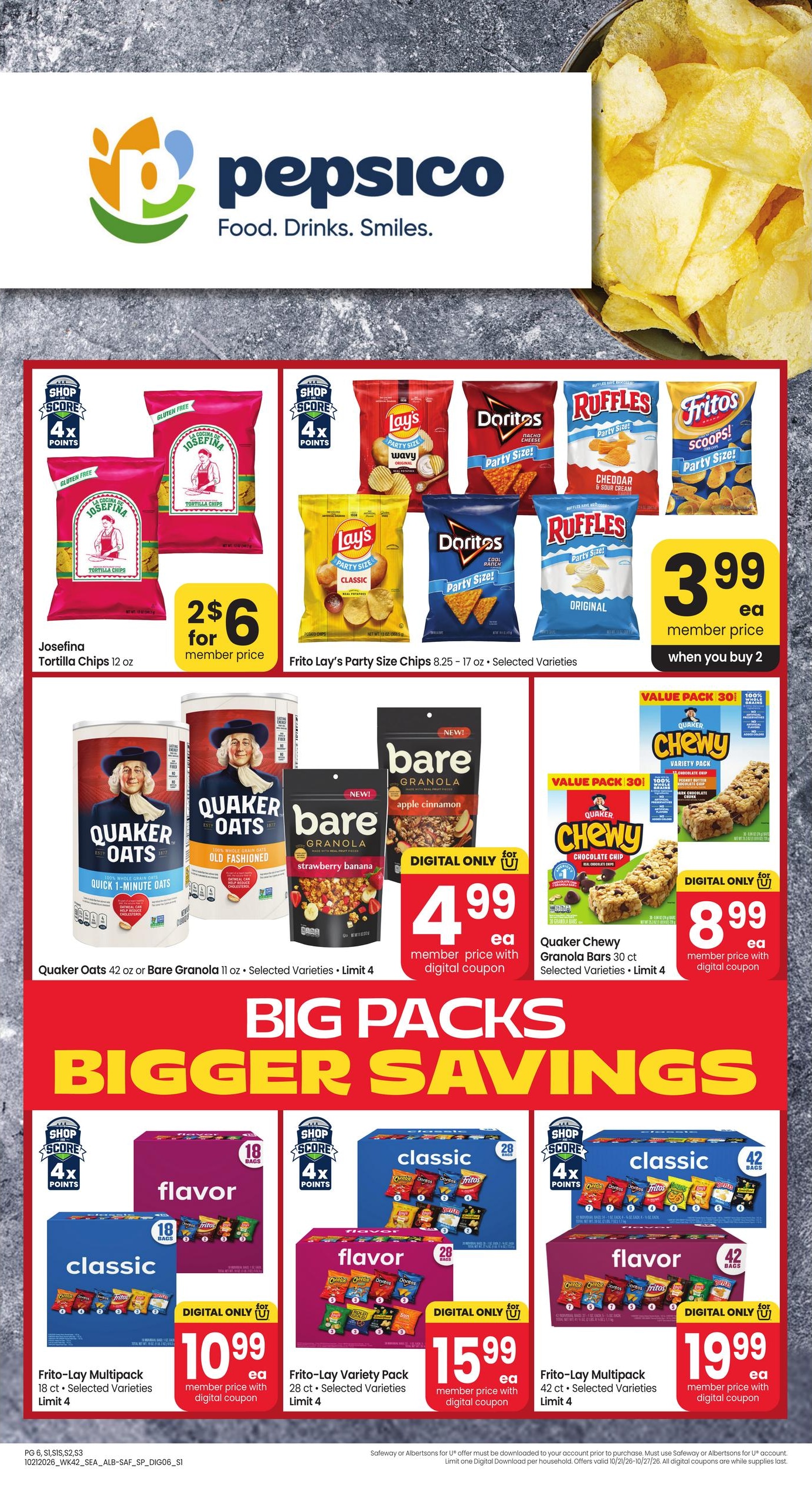Albertsons (Moscow Area, ID) Weekly Ad October 21 - 27, 2026