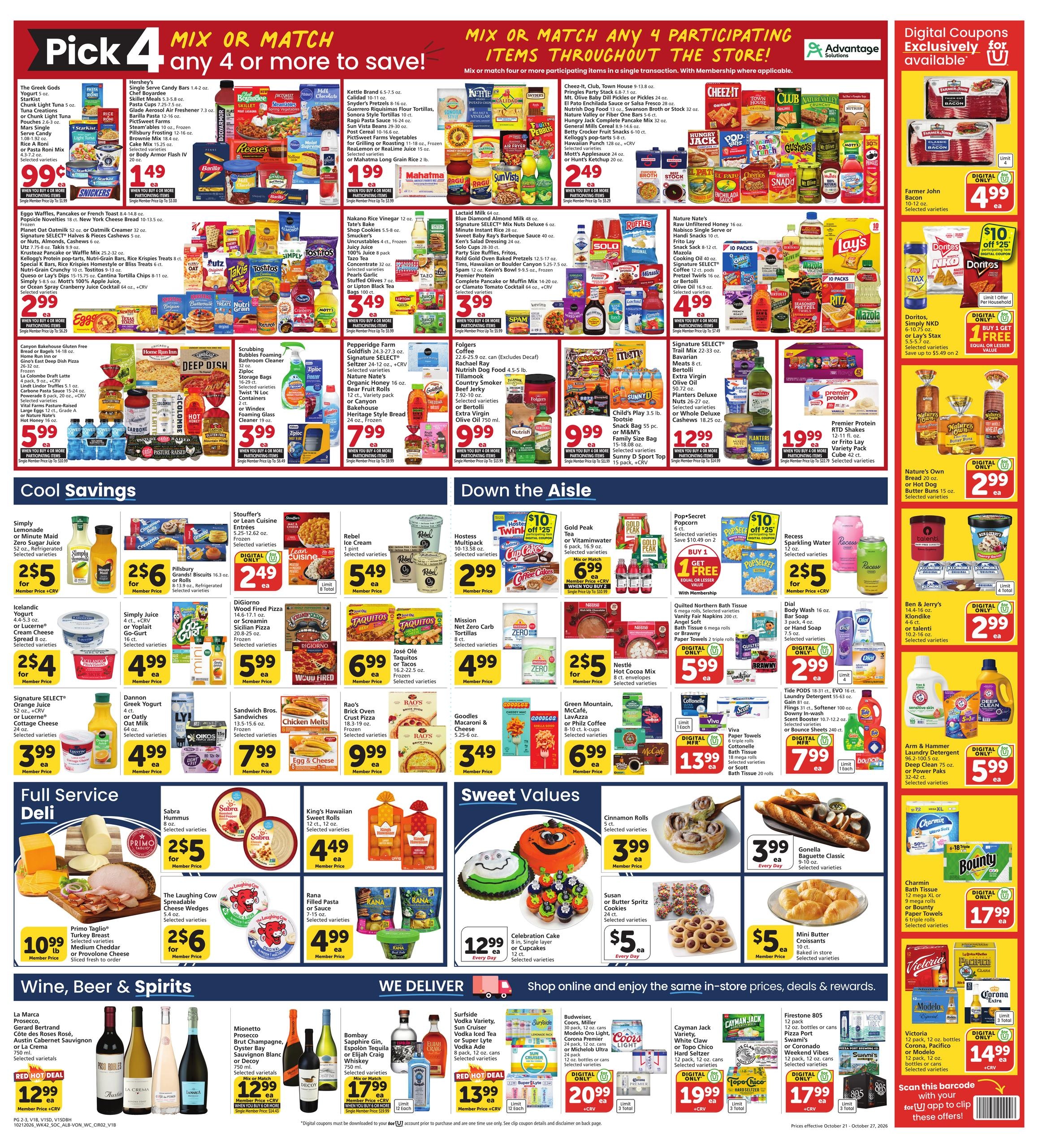 Albertsons (Oxnard-Ventura Area, CA) Weekly Ad October 21 - 27, 2026
