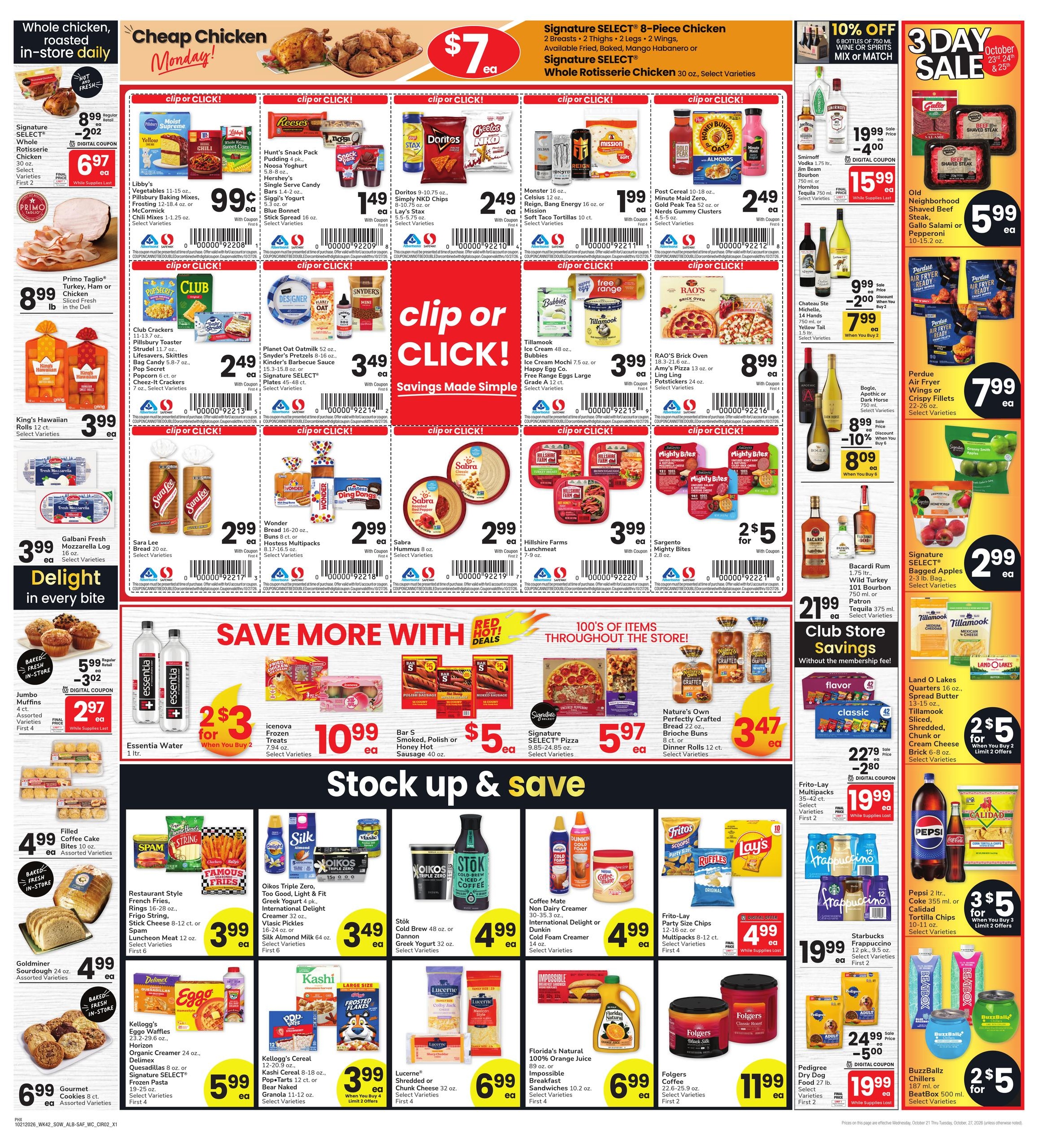 Albertsons (Phoenix Area, AZ) Weekly Ad October 21 - 27, 2026