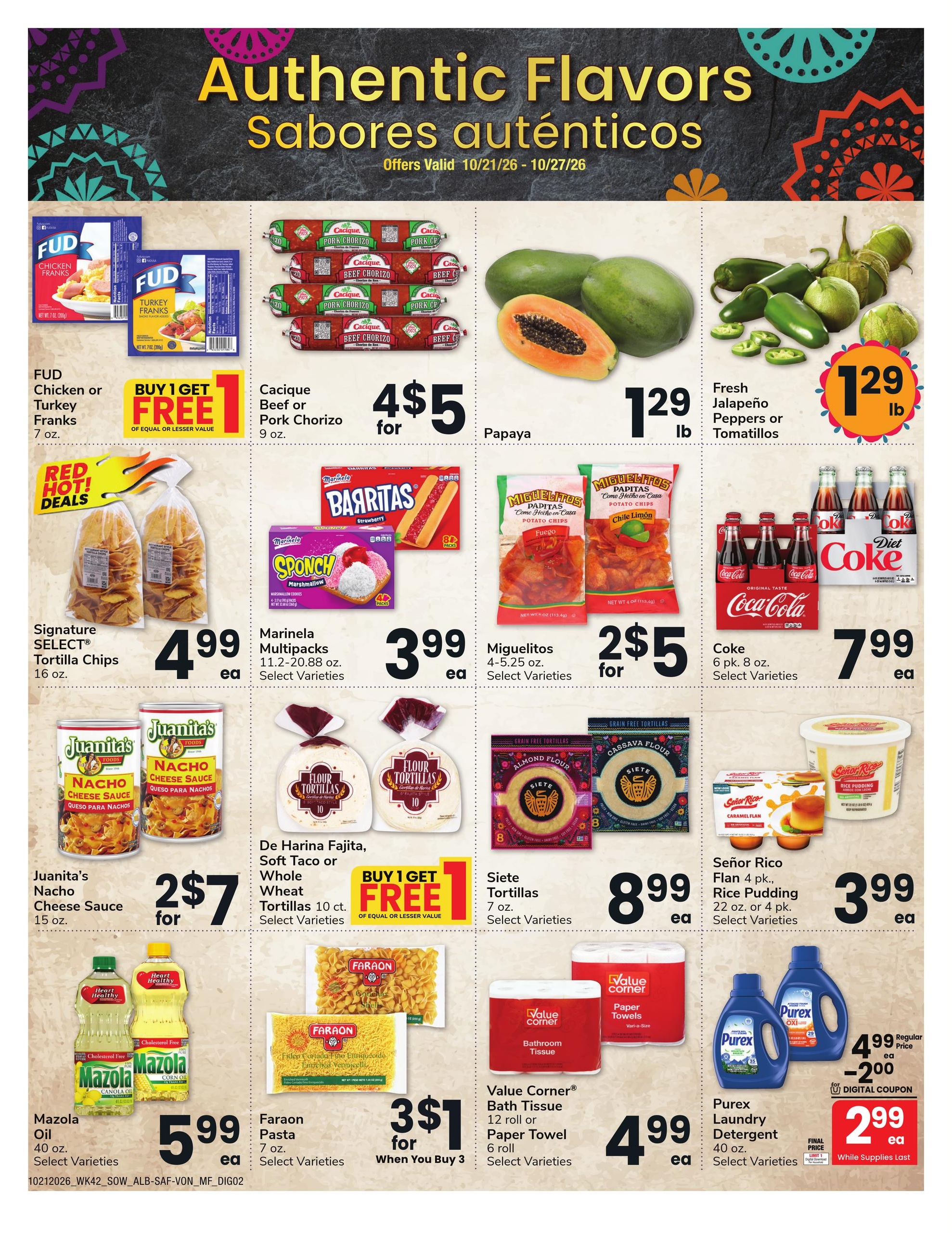 Albertsons (Phoenix Area, AZ) Weekly Ad October 21 - 27, 2026