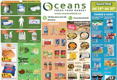 Oceans Fresh Food Market (Brampton) Flyer July 24 to 30