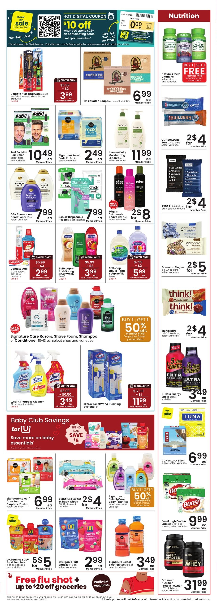 Albertsons (Pueblo Area, CO) Weekly Ad October 21 - 27, 2026