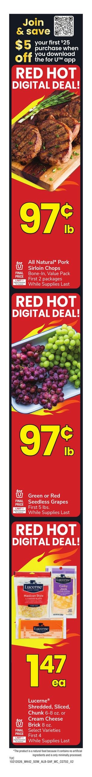 Albertsons (Tucson Area, AZ) Weekly Ad October 21 - 27, 2026