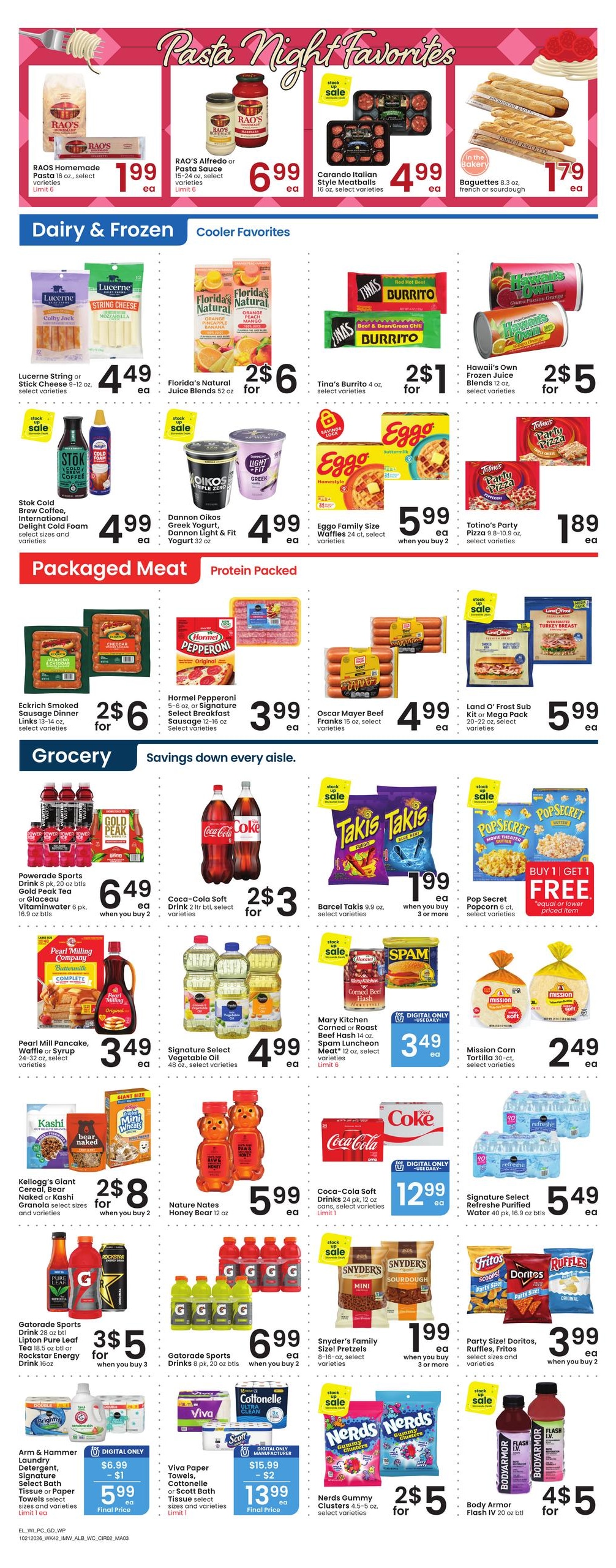 Albertsons (Alamo Area, ND) Weekly Ad October 21 - 27, 2026