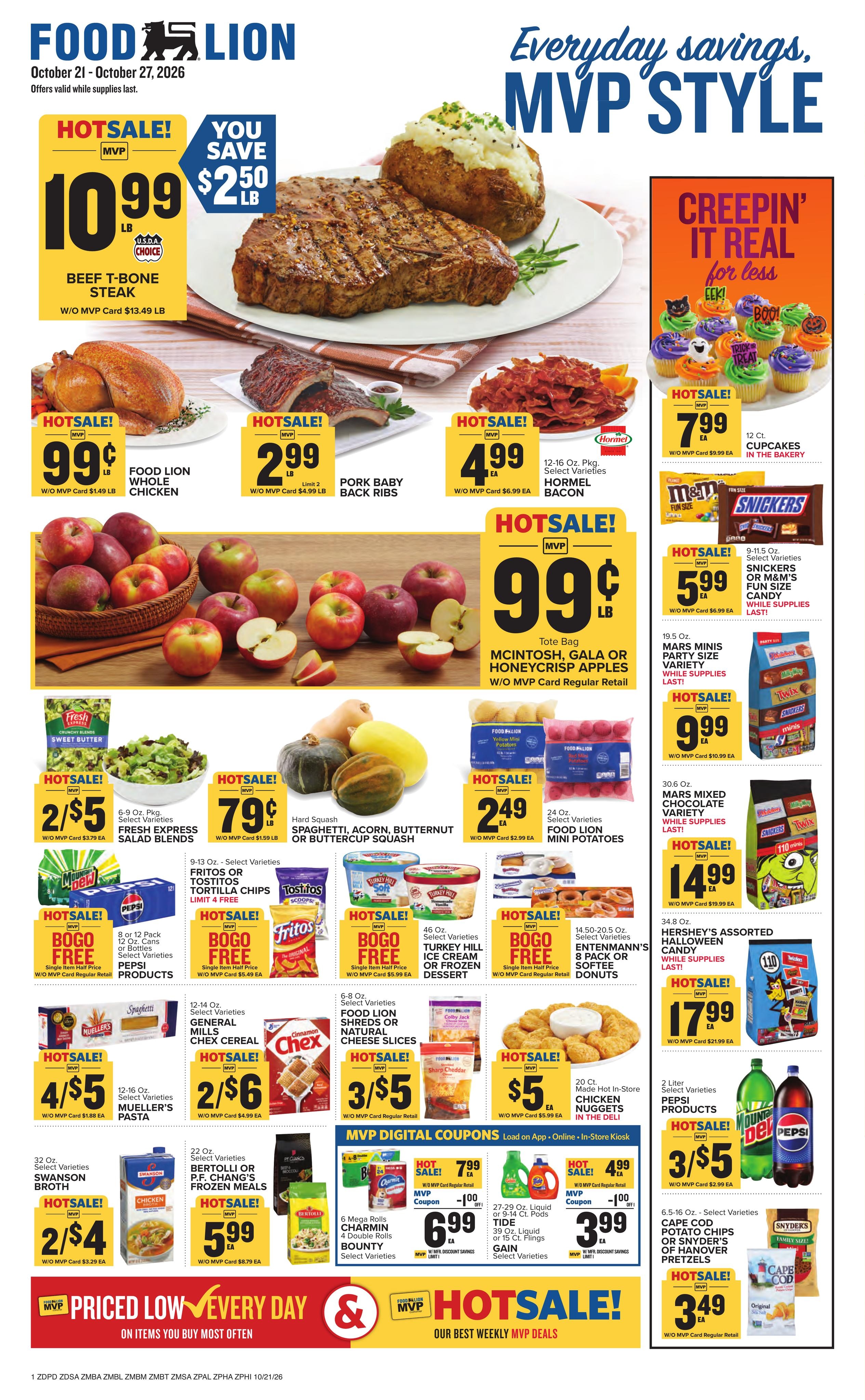 Food Lion (Salisbury Area, MD) Weekly Ad October 21 - 27, 2026