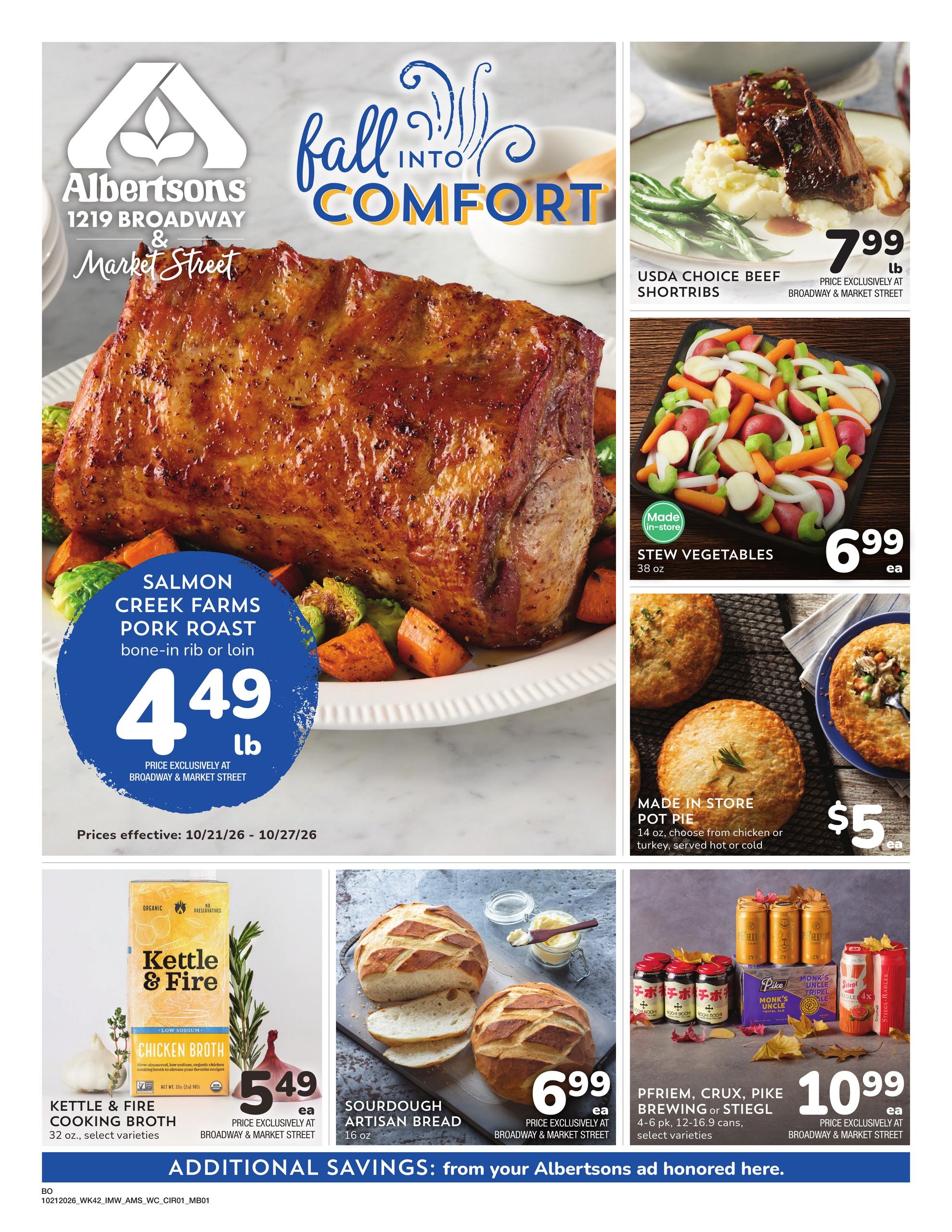 Albertsons Weekly Ad October 21 - 27, 2026