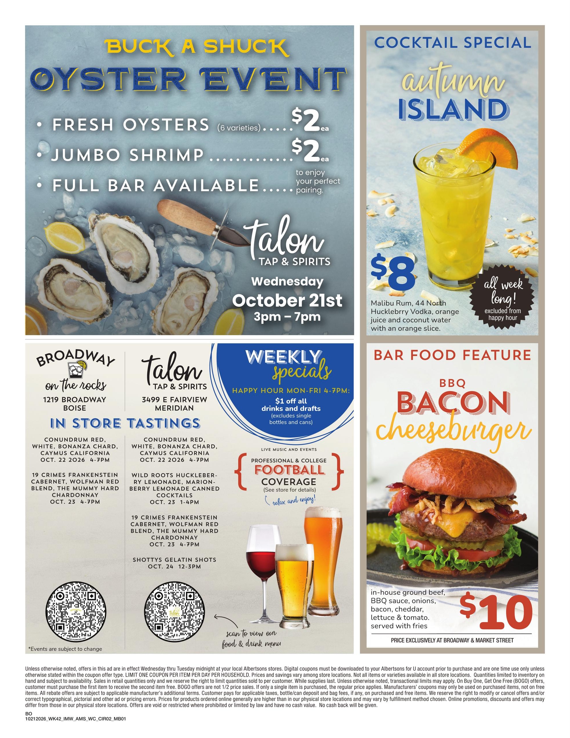 Albertsons Weekly Ad October 21 - 27, 2026