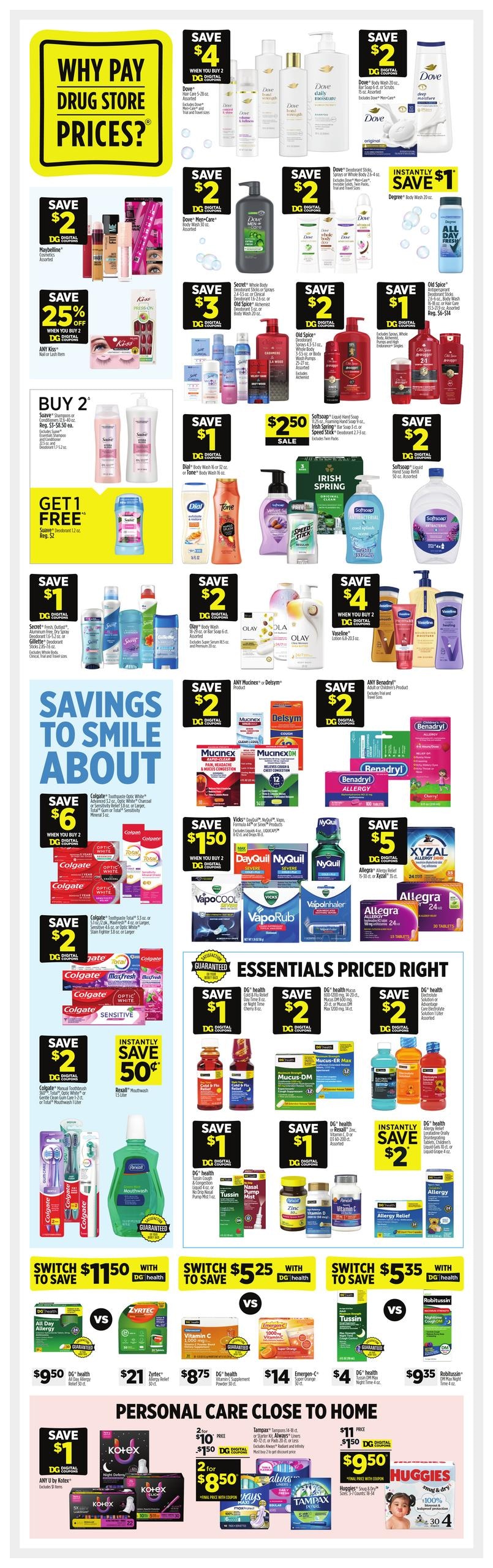 Dollar General (Algoma Area, MS) Weekly Ad October 18 - 24, 2026
