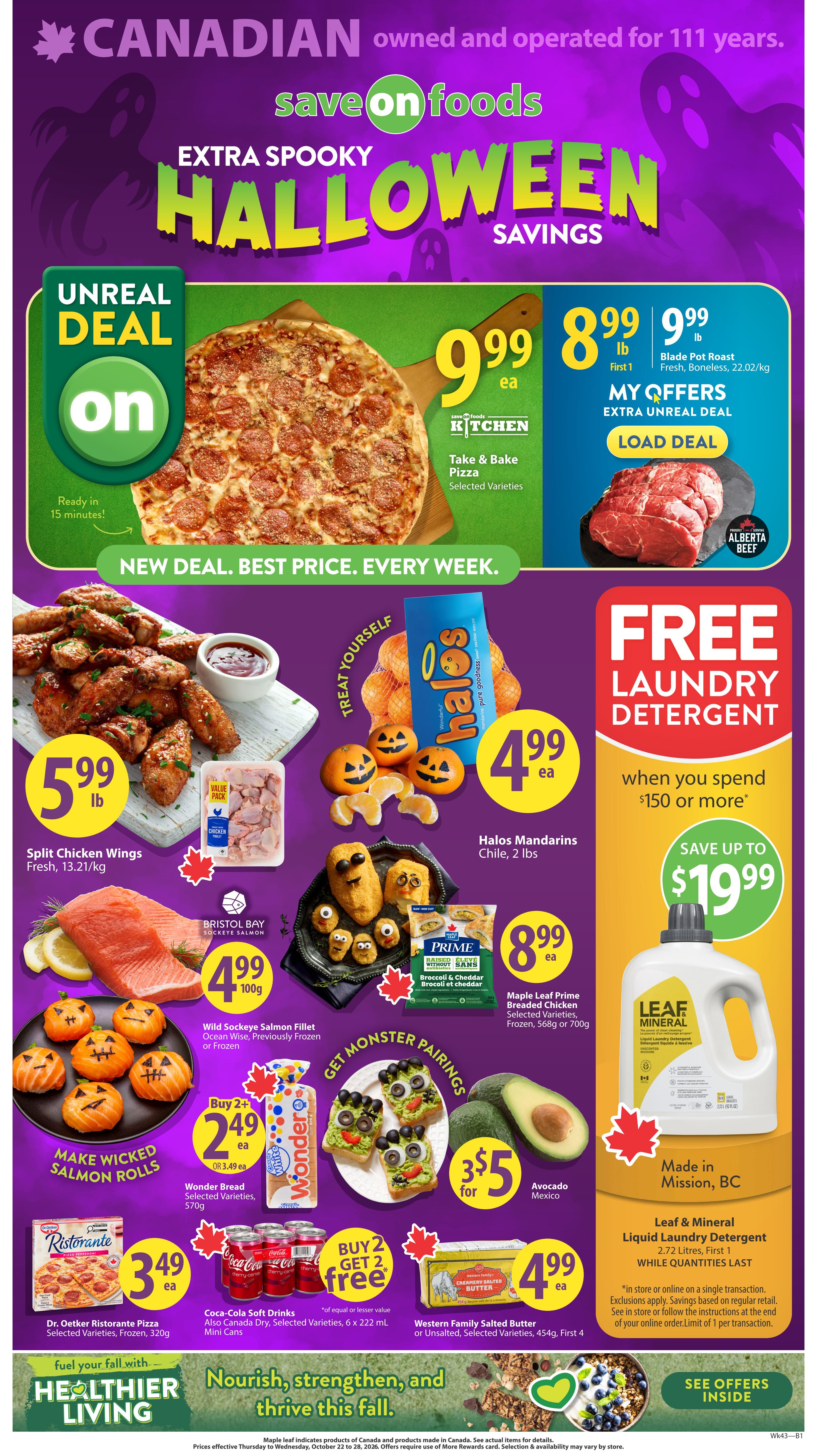 Save On Foods (AB) Flyer October 22 to 28