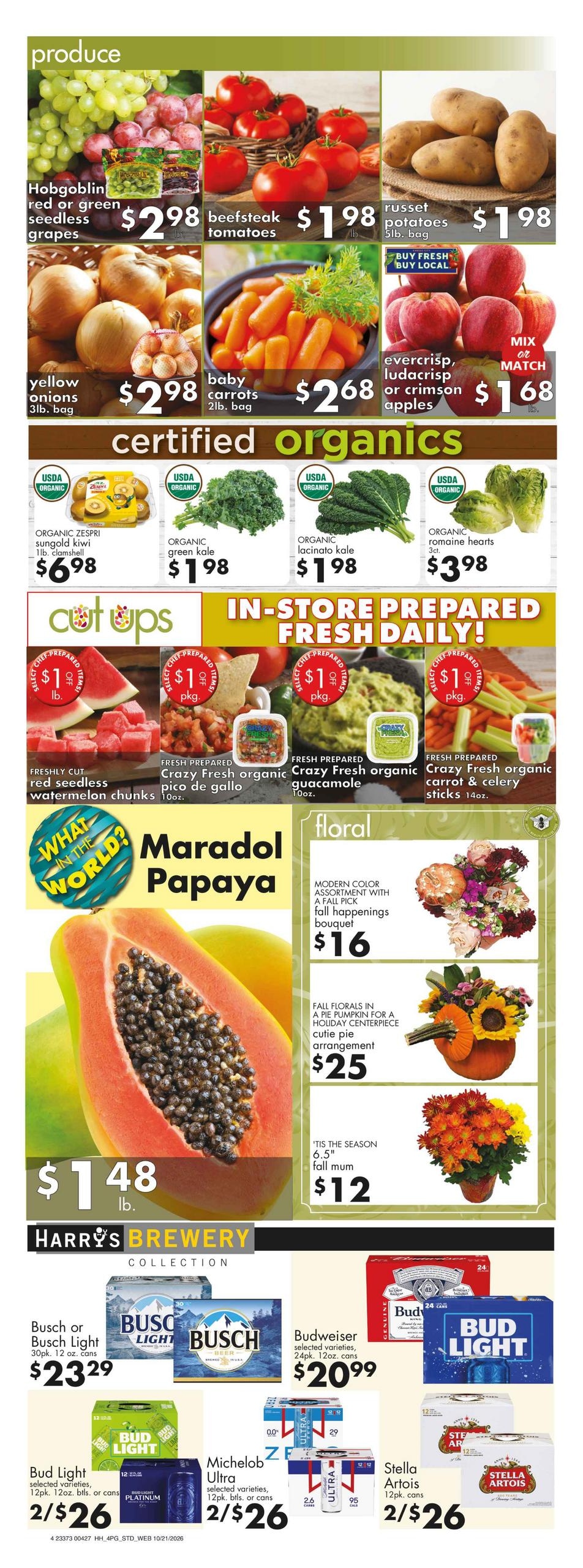 Hen House Weekly Ad October 21 - 27, 2026