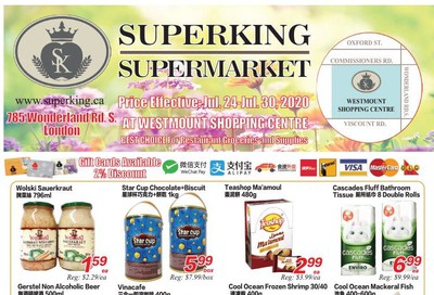 Superking Supermarket (London) Flyer July 24 to 30