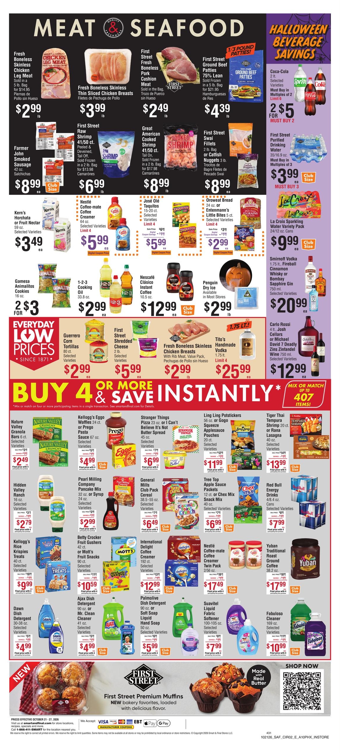 Smart & Final (Avondale Area, AZ) Weekly Ad October 21 - 27, 2026
