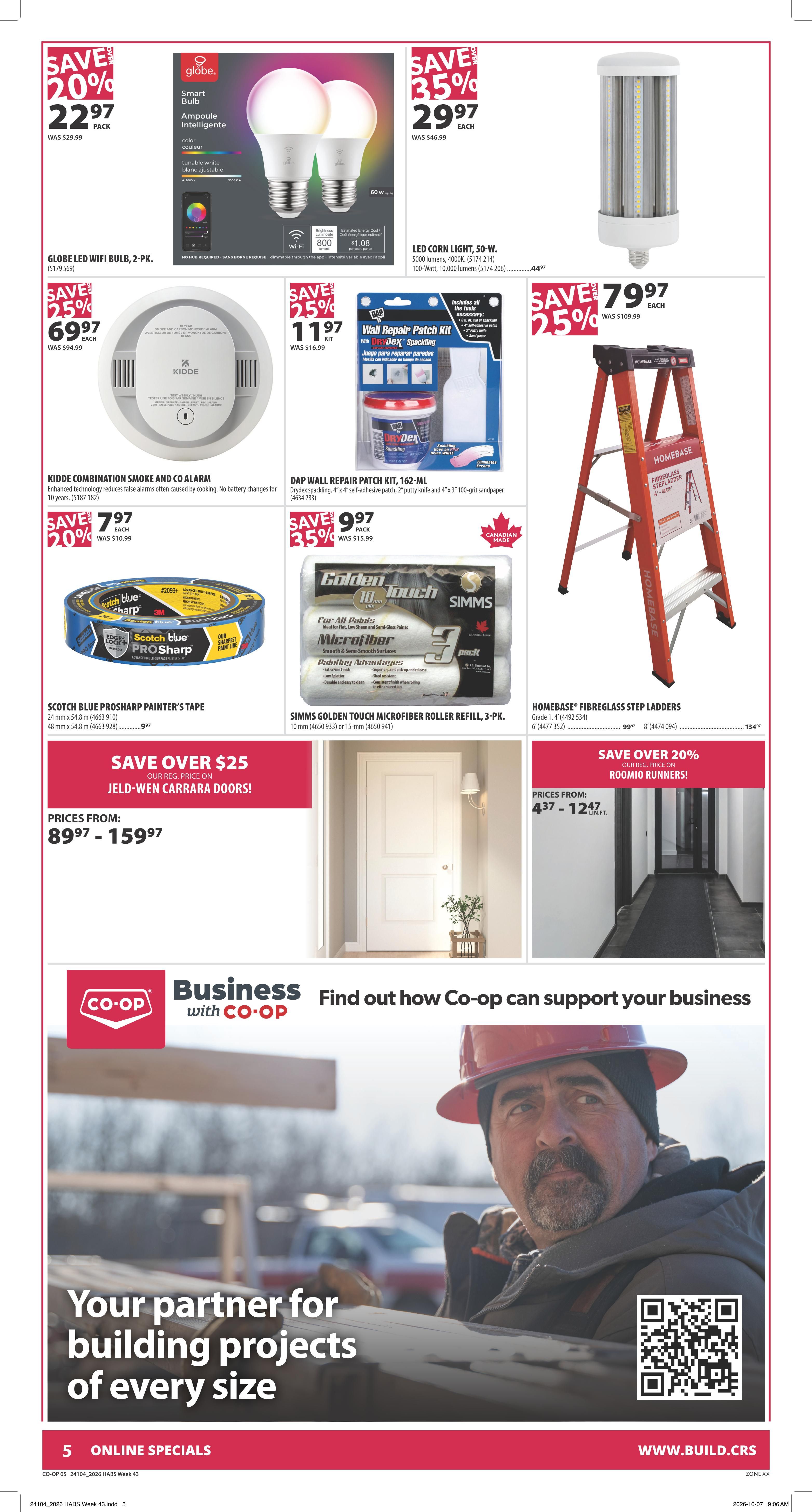 Co-op (West) Home Centre Flyer October 22 to 28