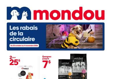 Mondou Flyer October 22 to November 4