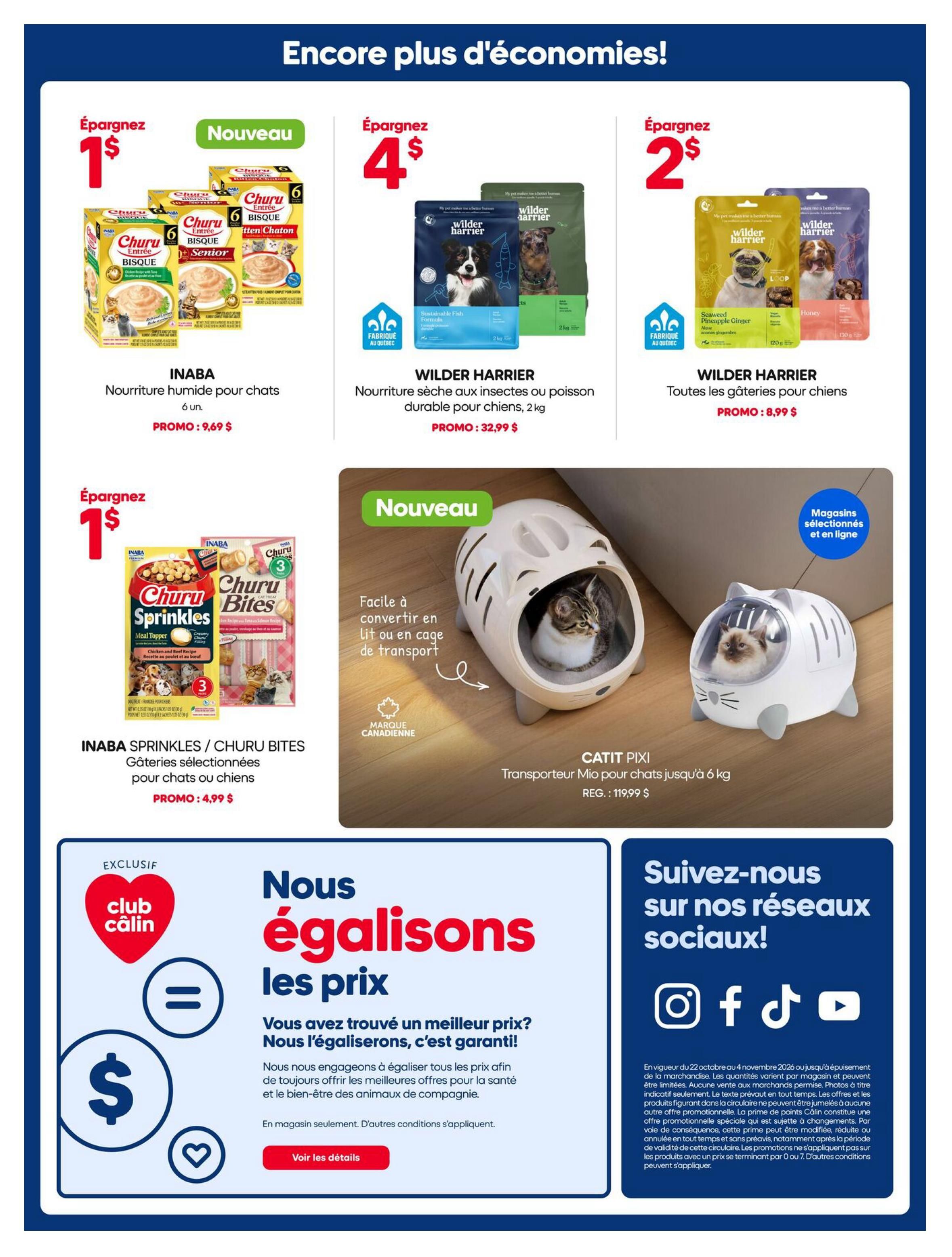 Mondou Flyer October 22 to November 4