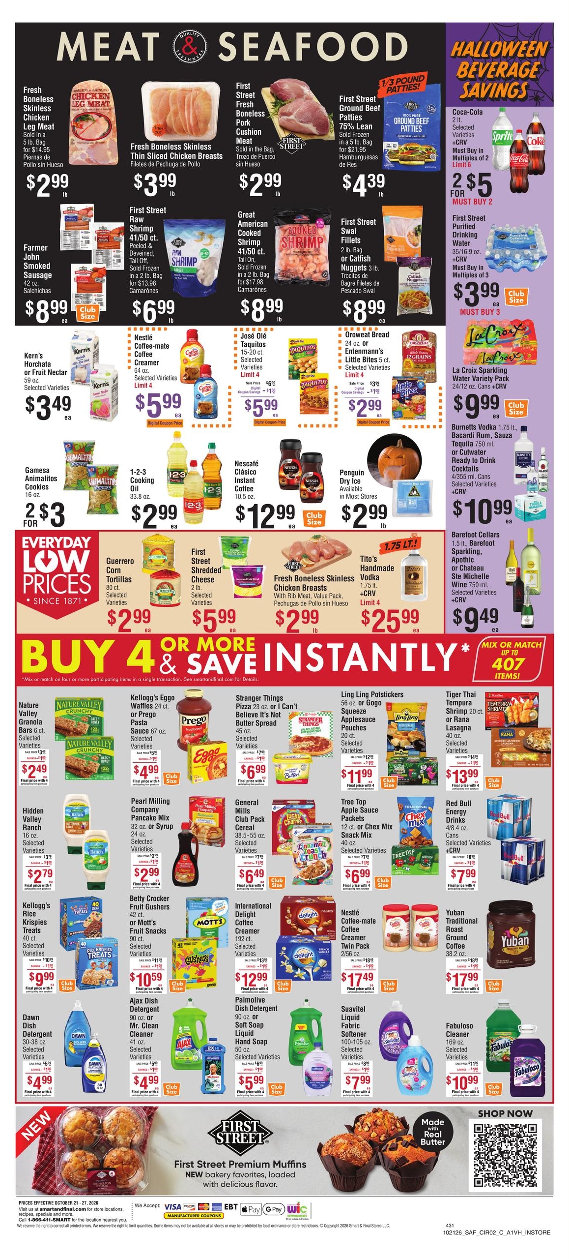 Smart & Final (Carlsbad Area, CA) Weekly Ad October 21 - 27, 2026