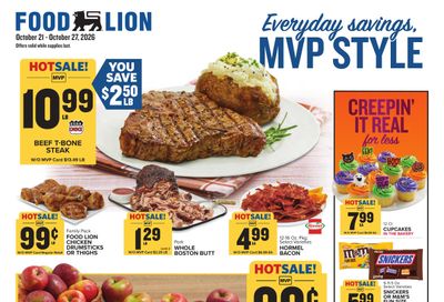 Food Lion (Ringgold Area, GA) Weekly Ad October 21 - 27, 2026