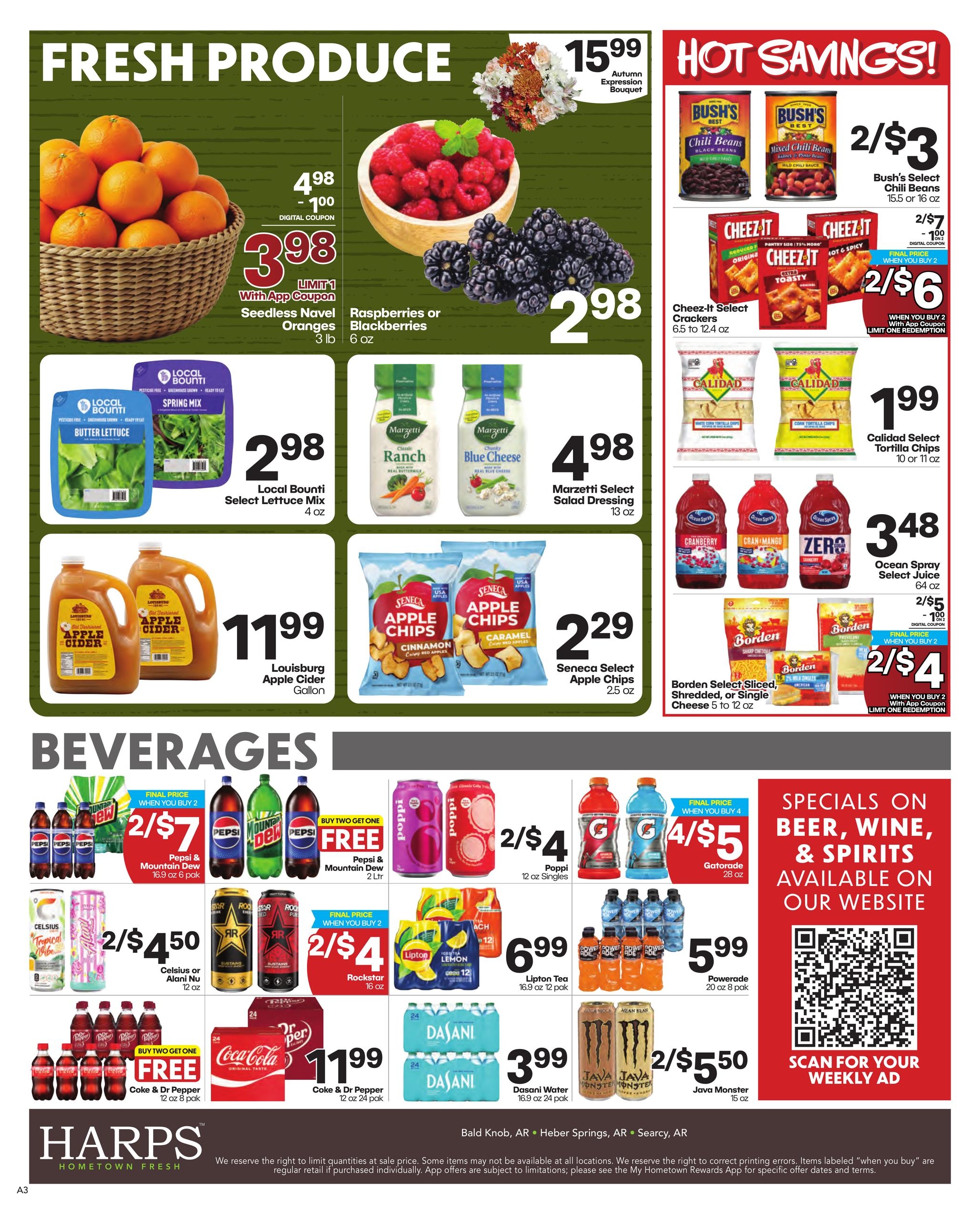 Harps Foods (Alpine Area, AR) Weekly Ad October 21 - 27, 2026