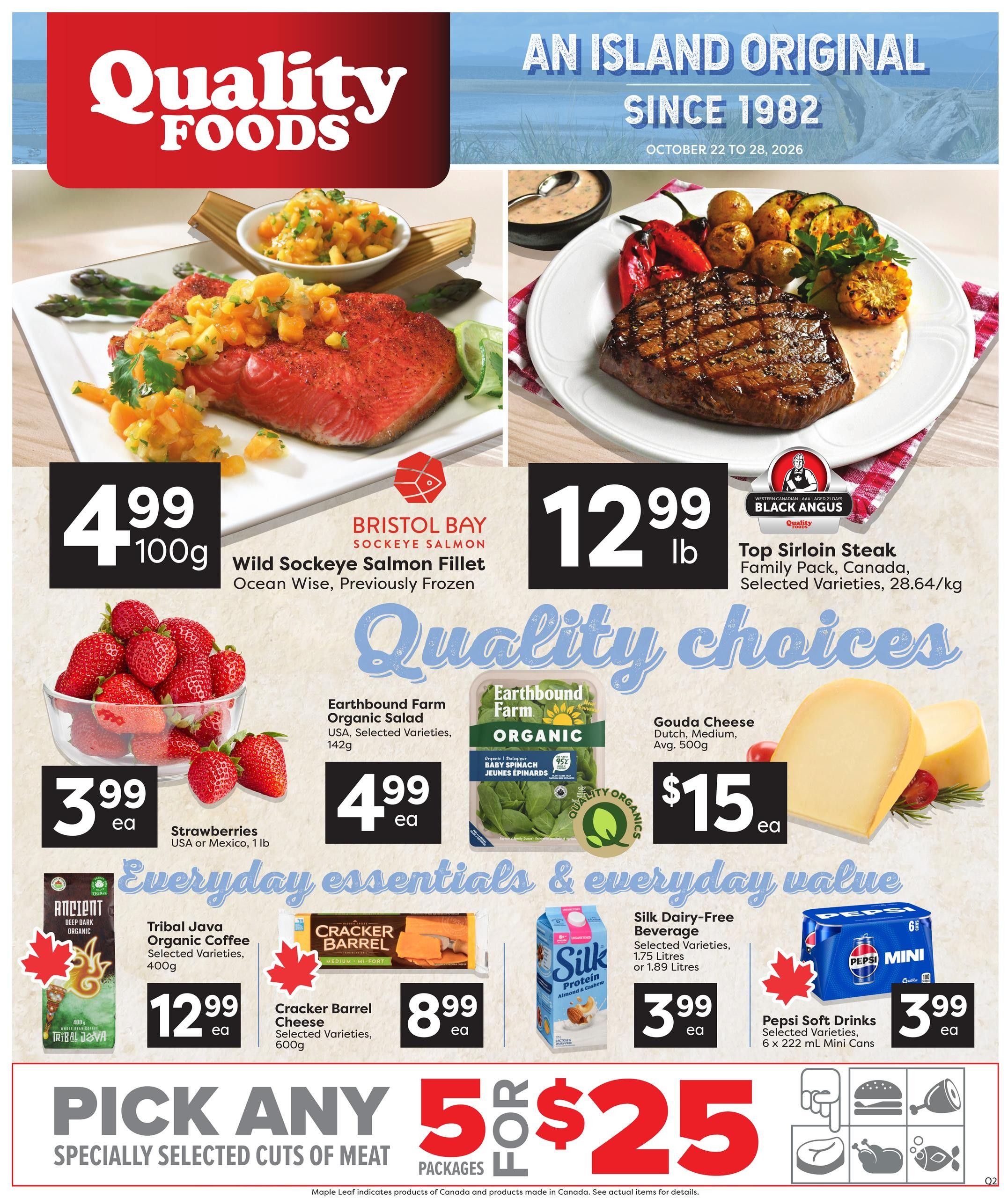 Quality Foods Flyer October 22 to 28