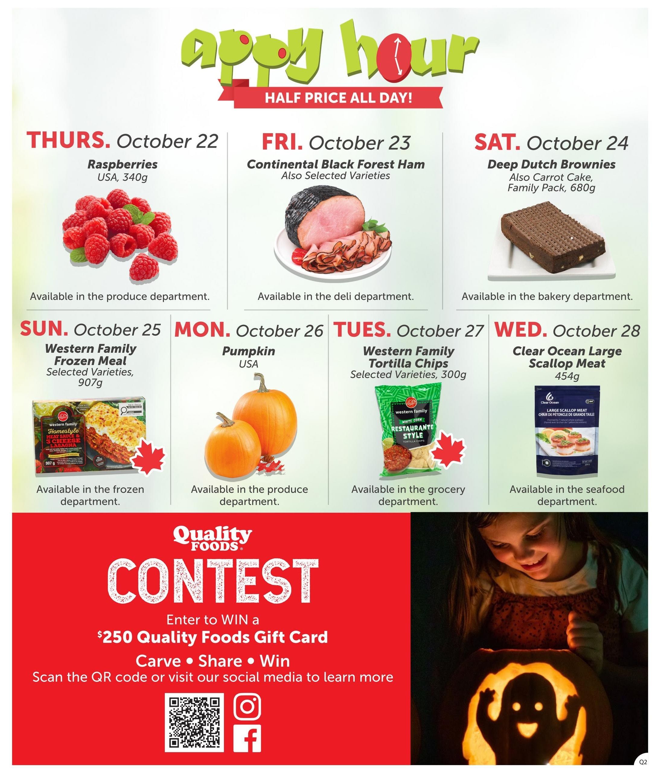 Quality Foods Flyer October 22 to 28