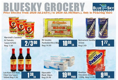 Blue Sky Supermarket (Pickering) Flyer July 24 to 30