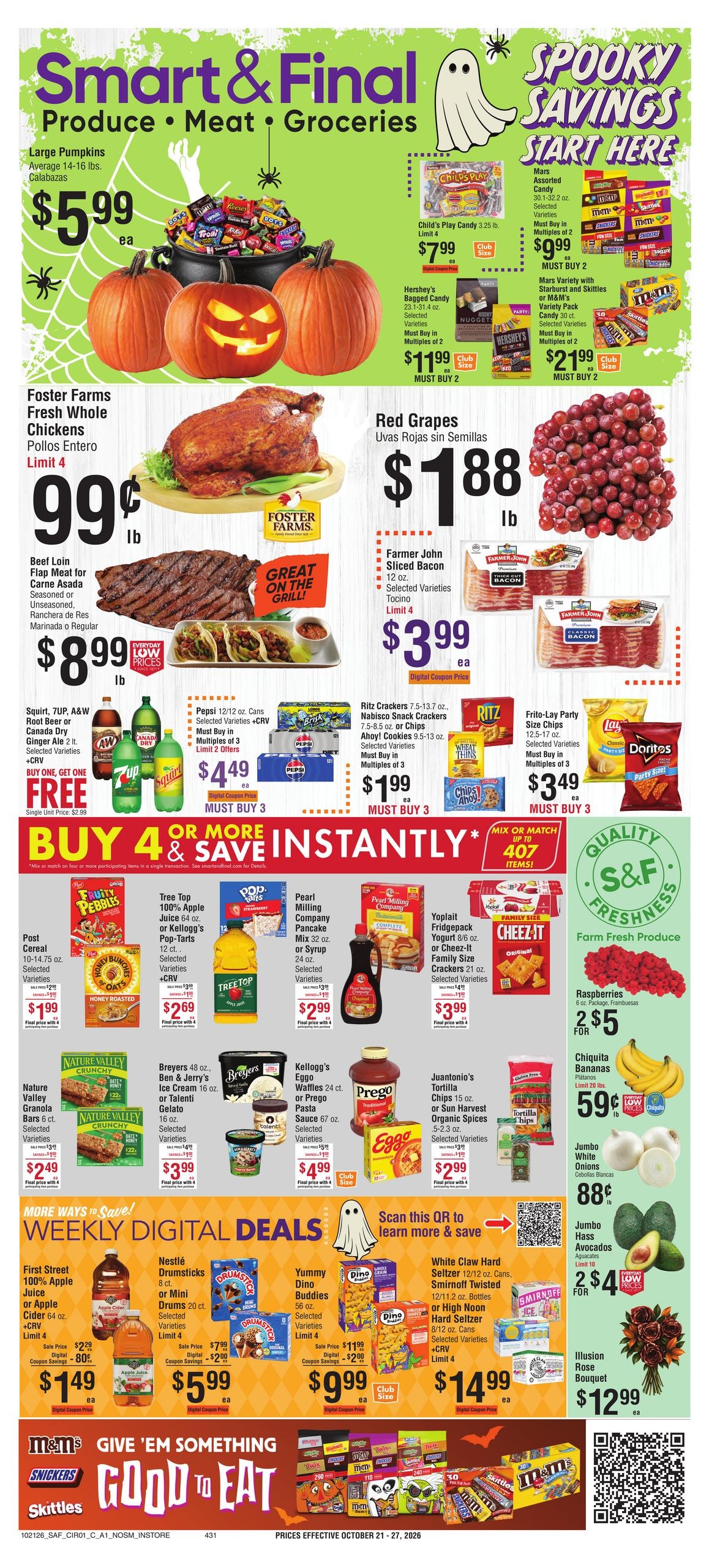 Smart & Final (Banning Area, CA) Weekly Ad October 21 - 27, 2026