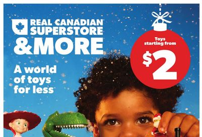 Real Canadian Superstore Toy Book October 22 to December 30