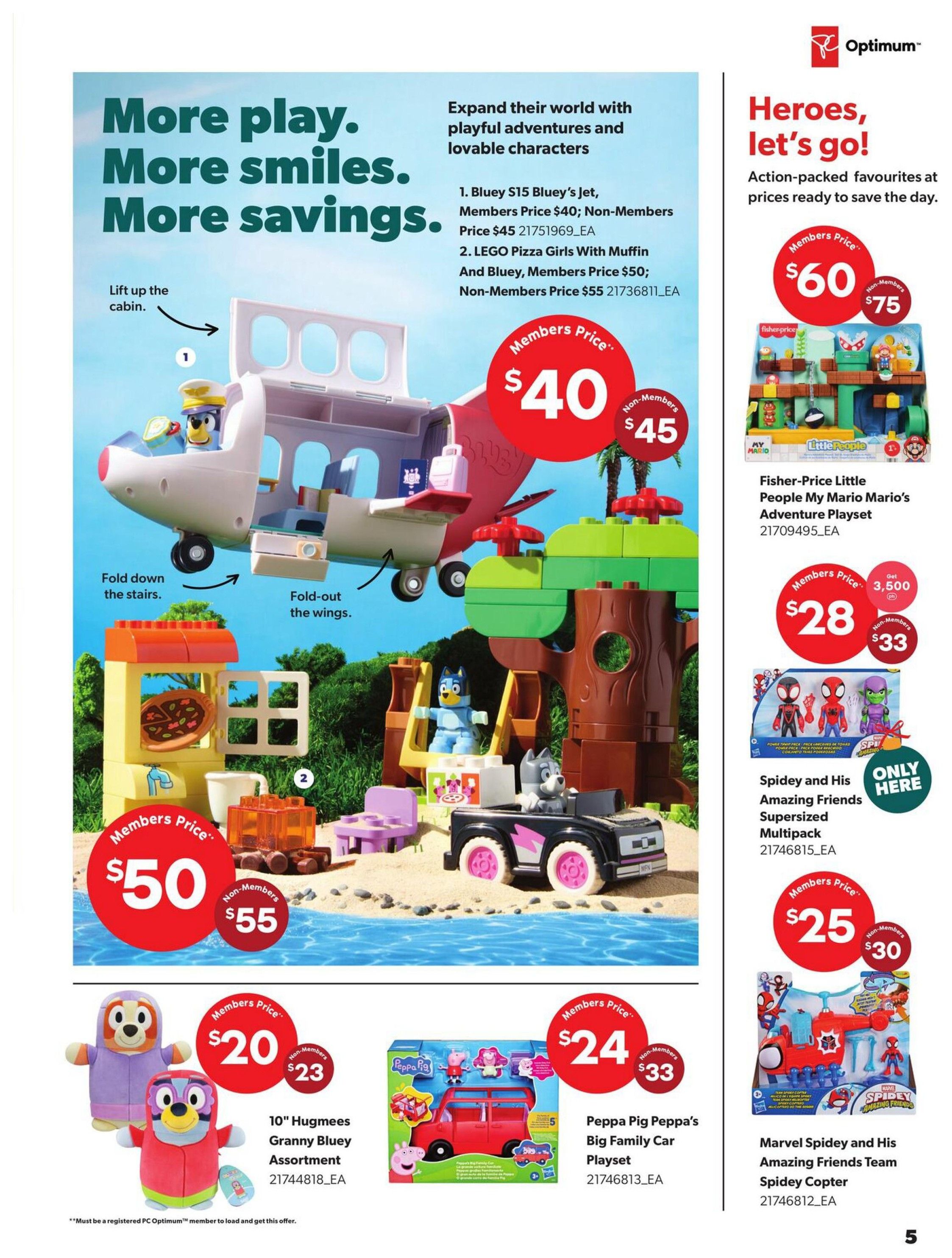 Real Canadian Superstore Toy Book October 22 to December 30