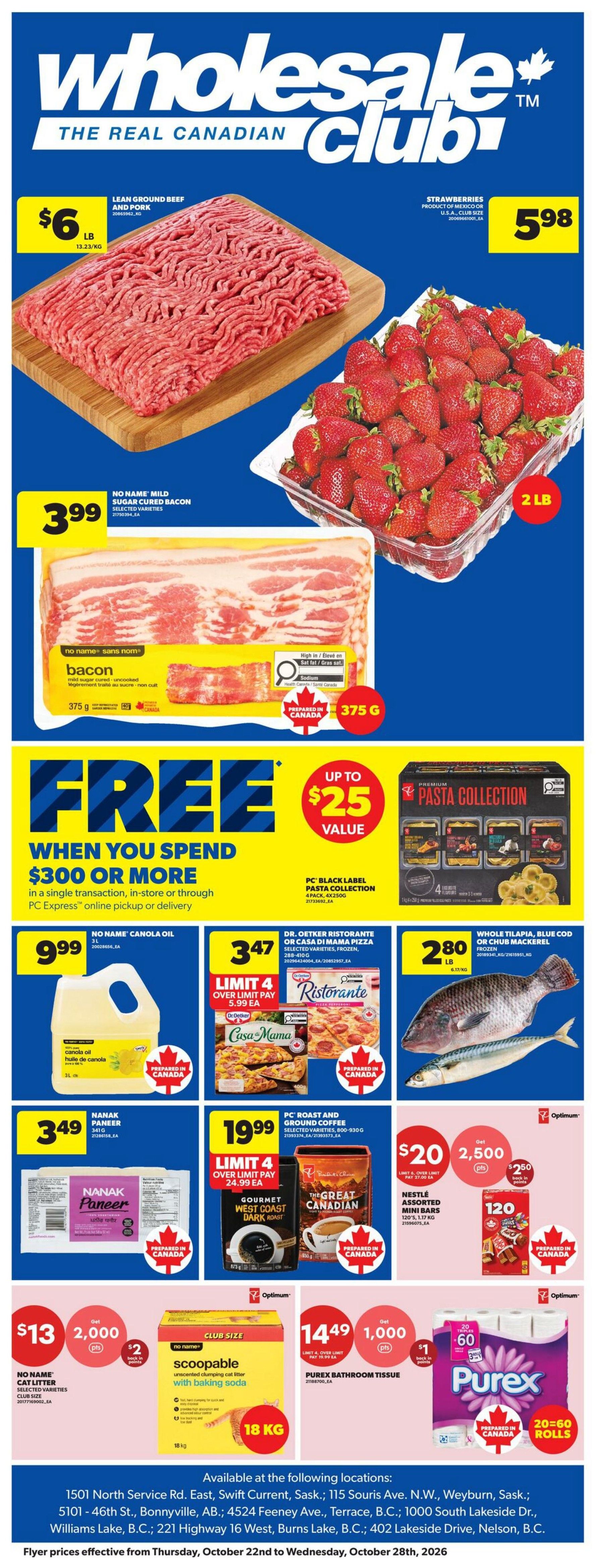 Real Canadian Wholesale Club Flyer October 22 to 28