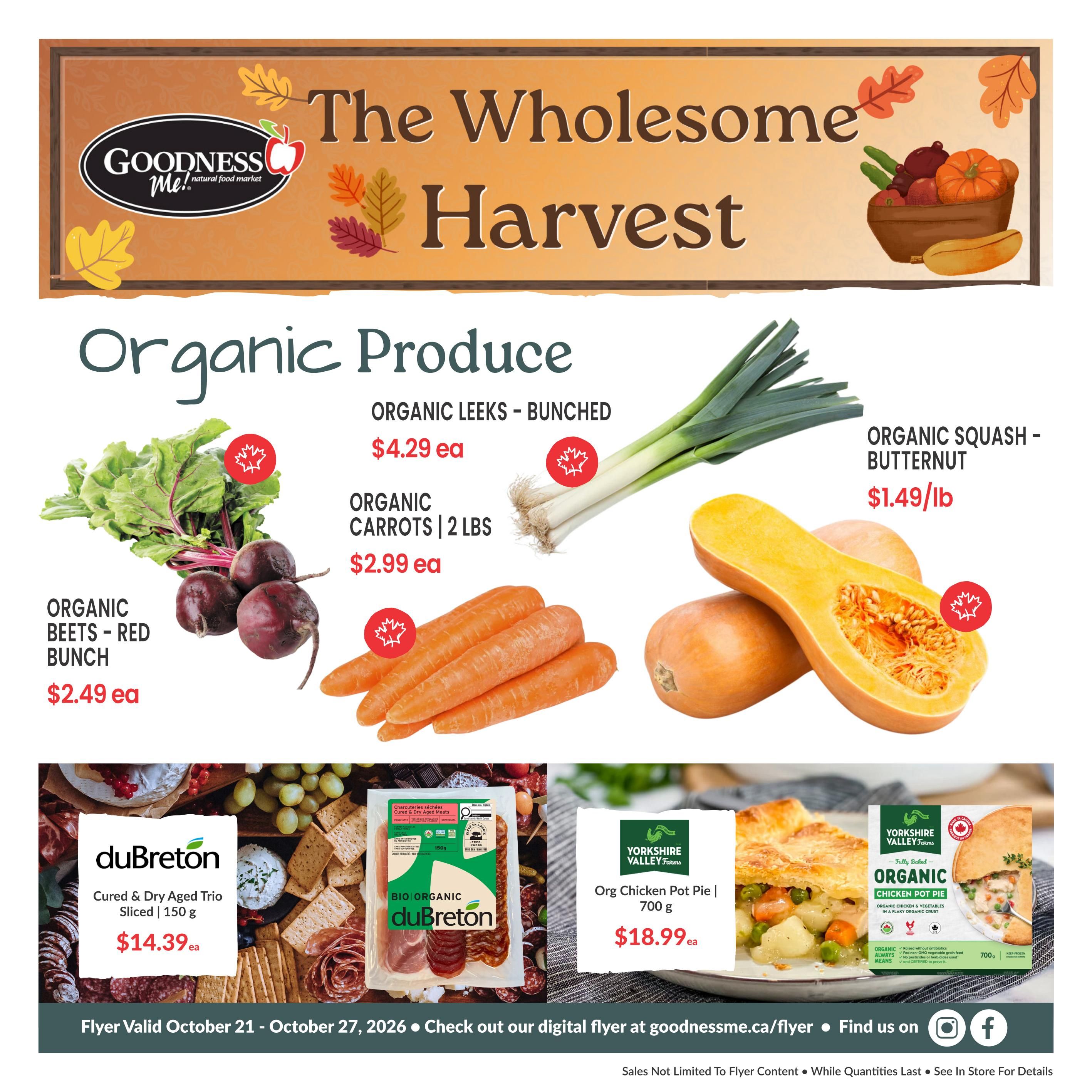 Goodness Me Flyer October 21 to 27