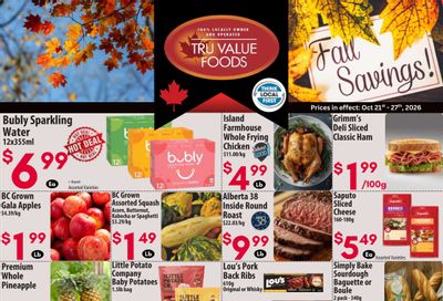 Tru Value Foods Flyer October 21 to 27