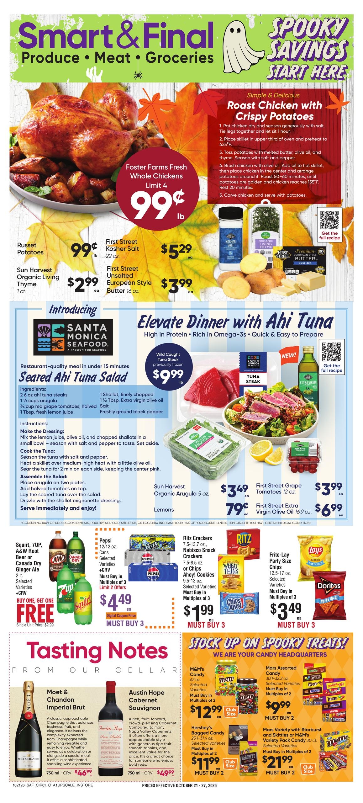 Smart & Final (Artesia Area, CA) Weekly Ad October 21 - 27, 2026