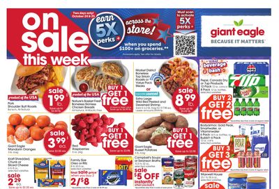 Giant Eagle (East Liverpool Area, OH) Weekly Ad October 22 - 28, 2026