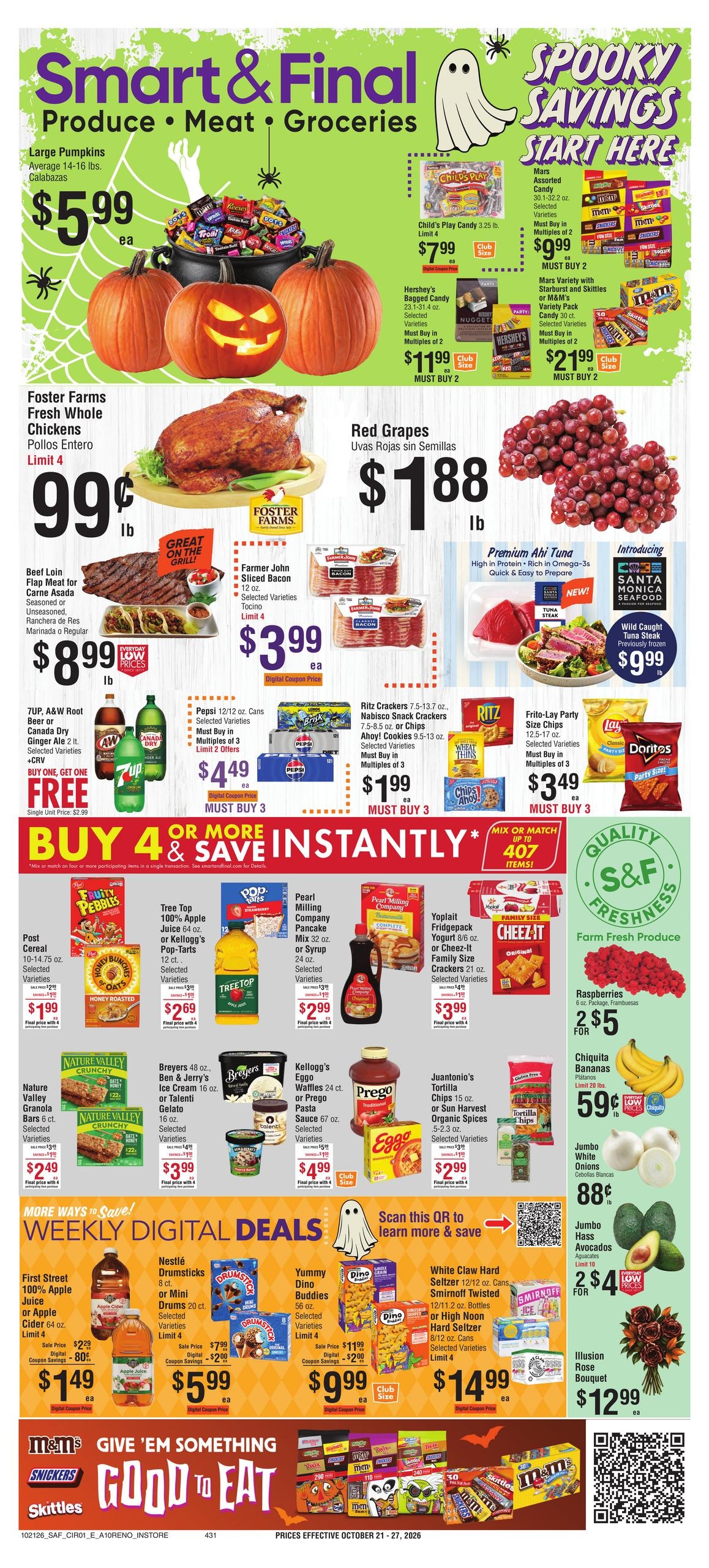 Smart & Final (Loyalton Area, CA) Weekly Ad October 21 - 27, 2026