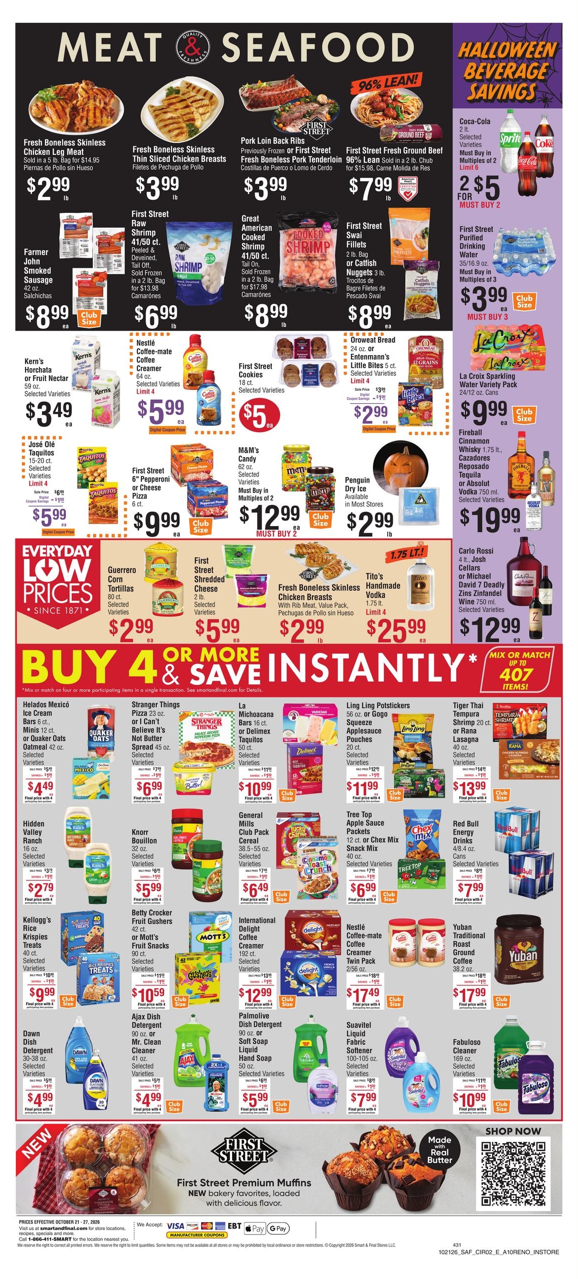 Smart & Final (Loyalton Area, CA) Weekly Ad October 21 - 27, 2026