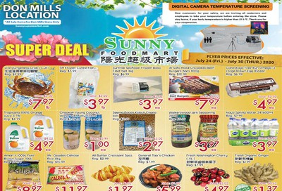 Sunny Foodmart (Don Mills) Flyer July 24 to 30