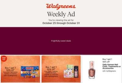 Walgreens (Camden Area, AL) Weekly Ad October 25 - 31, 2026