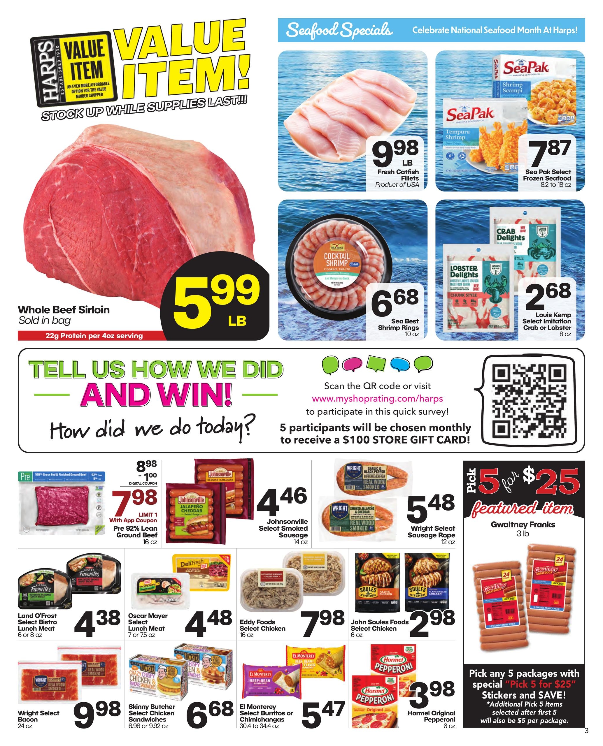 Harps Foods (Fayetteville Area, AR) Weekly Ad October 21 - 27, 2026
