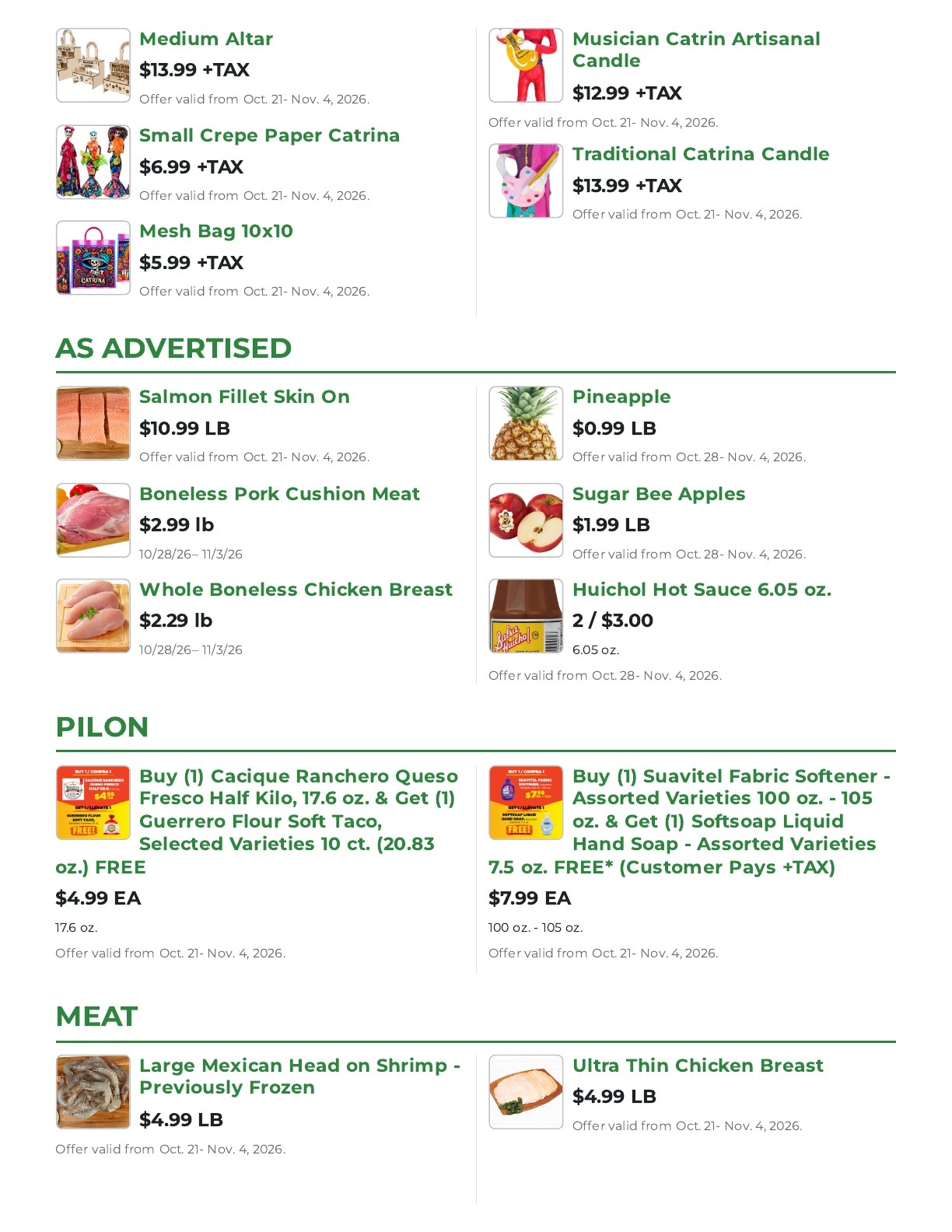 Northgate Market Weekly Ad October 21 - November 3, 2026