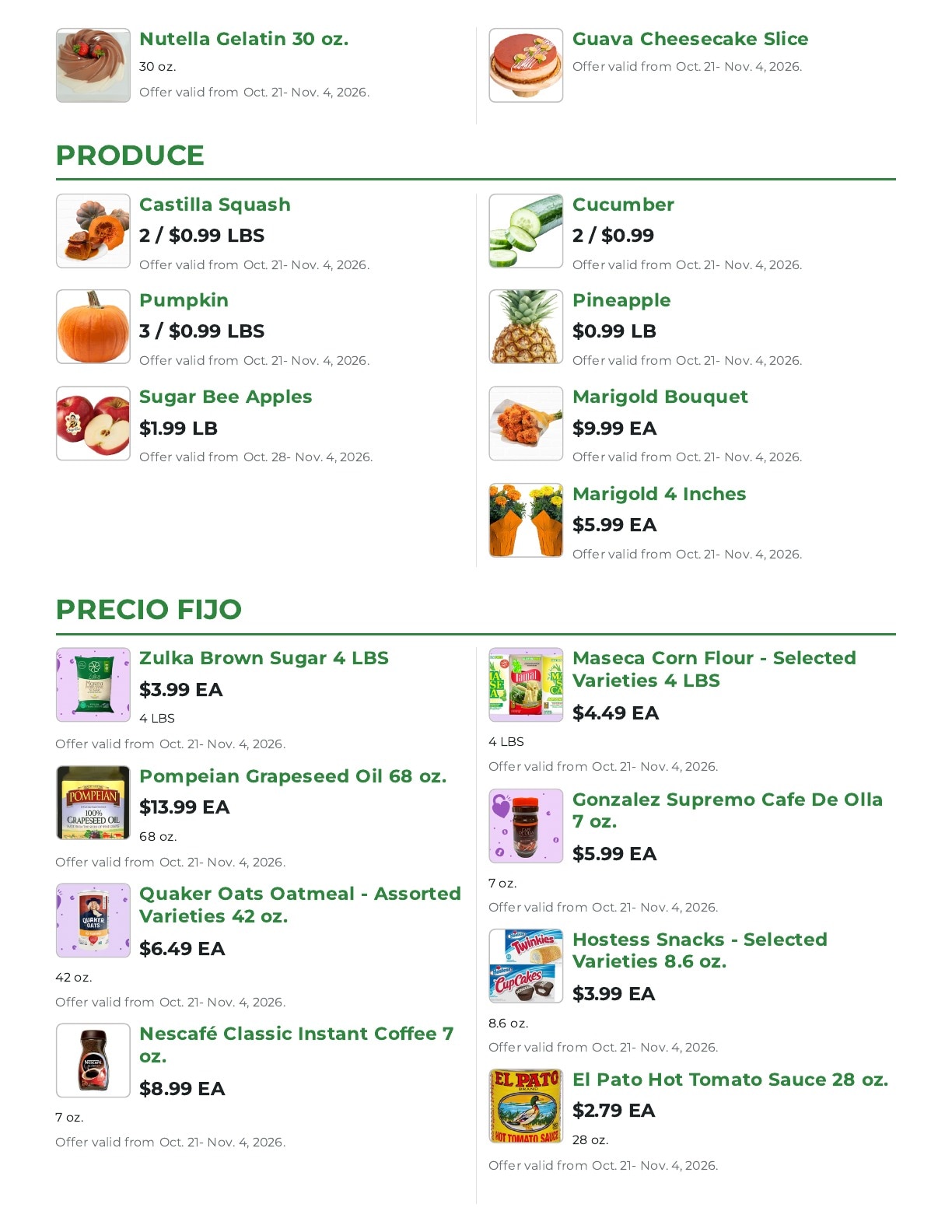 Northgate Market Weekly Ad October 21 - November 3, 2026