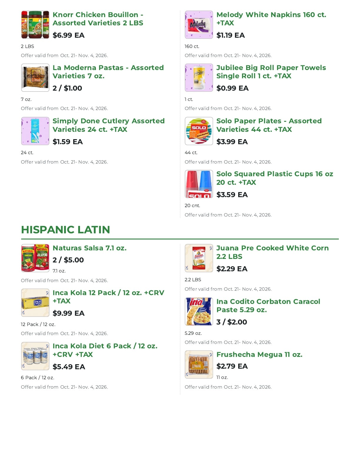 Northgate Market Weekly Ad October 21 - November 3, 2026