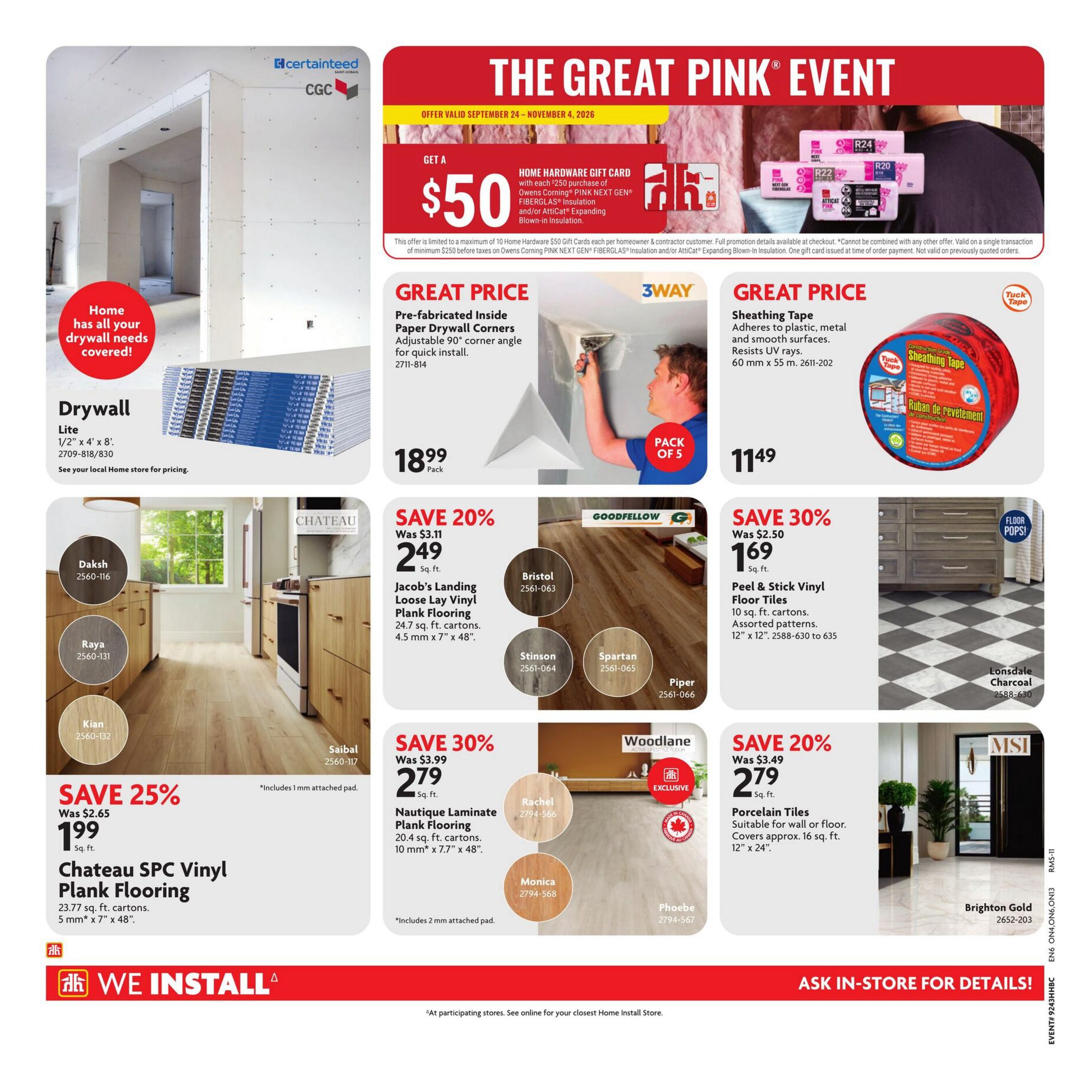 Home Hardware Building Centre (ON) Flyer October 22 to November 4