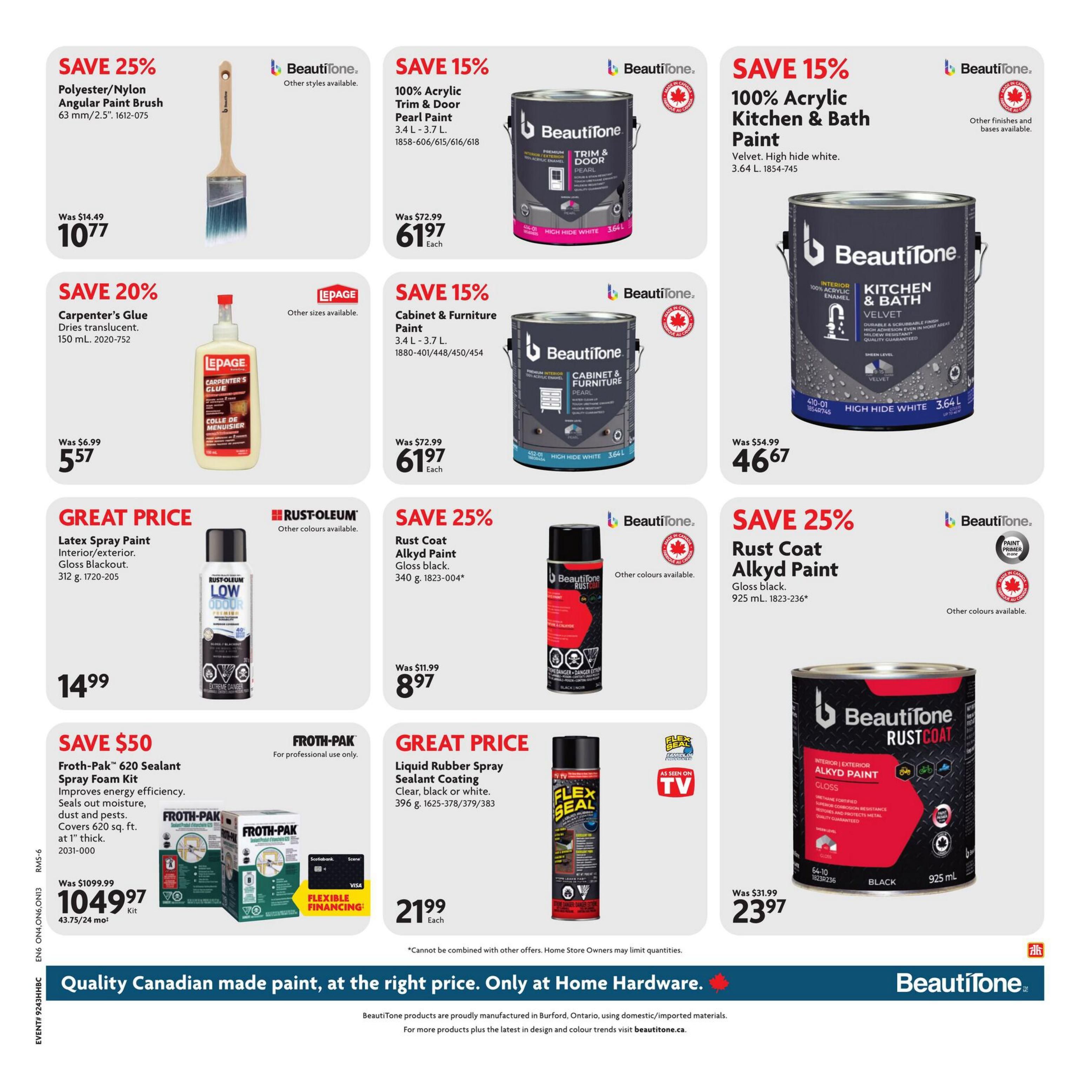 Home Hardware Building Centre (ON) Flyer October 22 to November 4