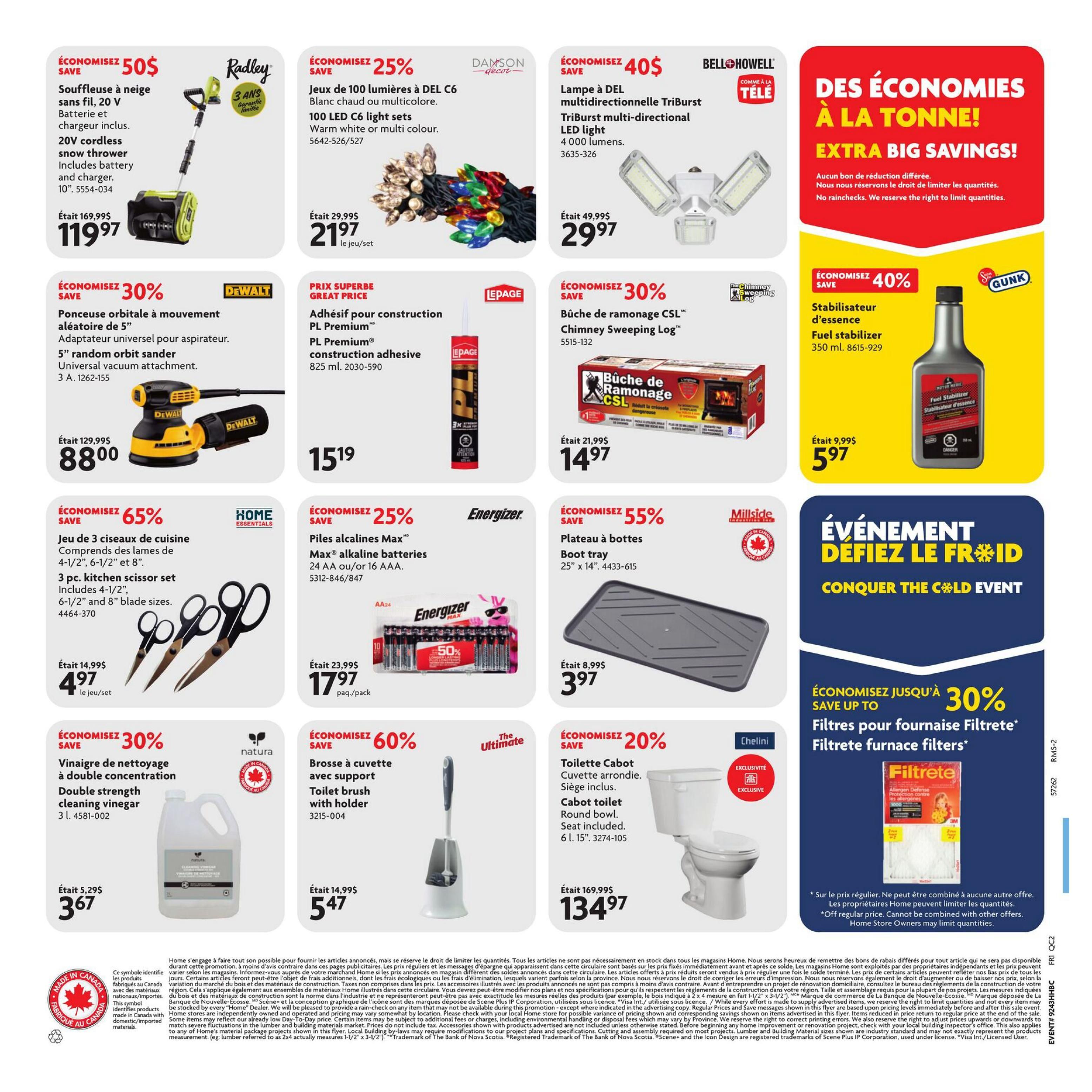 Home Hardware Building Centre (QC) Flyer October 22 to November 4