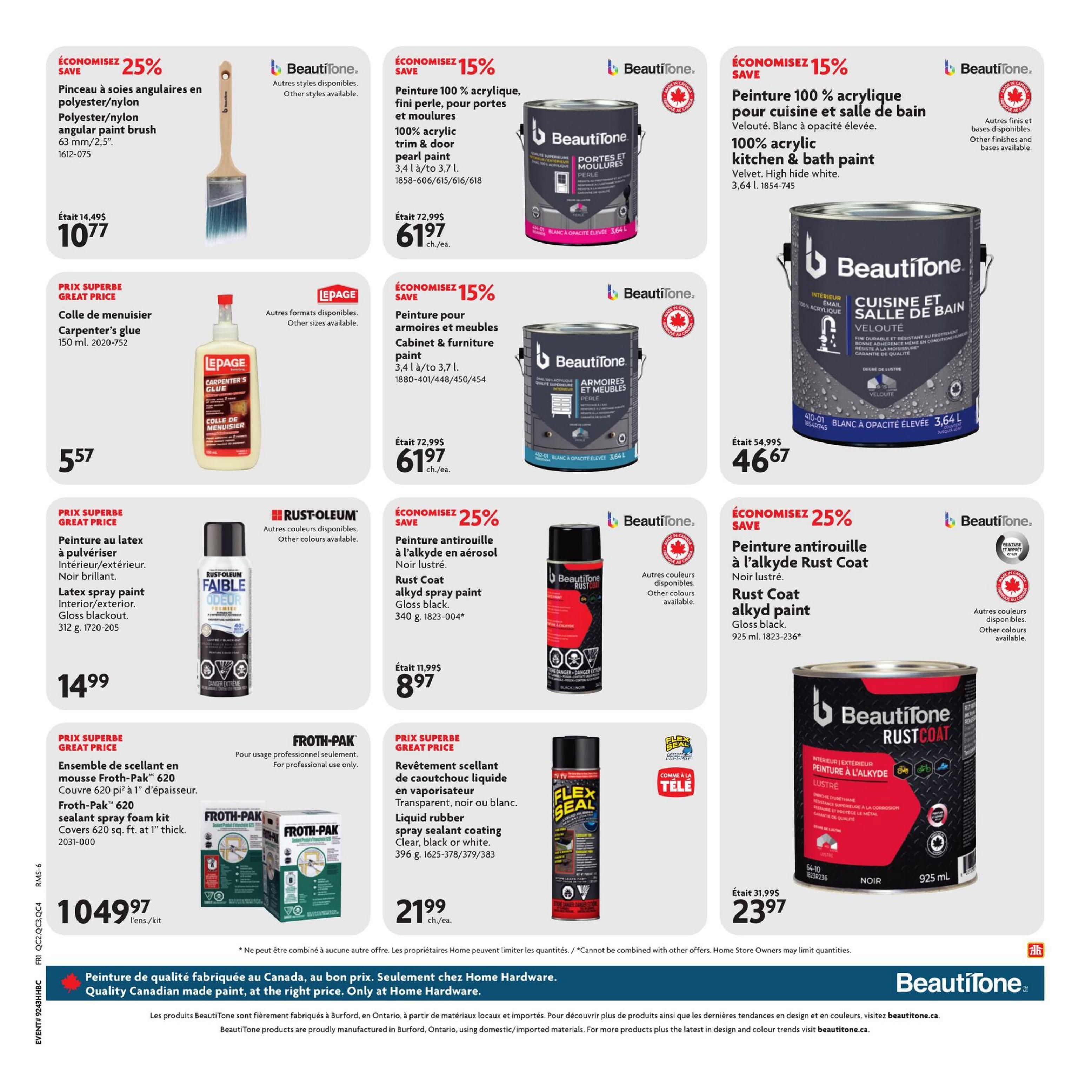 Home Hardware Building Centre (QC) Flyer October 22 to November 4