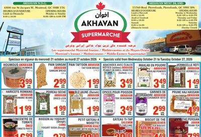 Akhavan Supermarche Flyer October 21 to 27