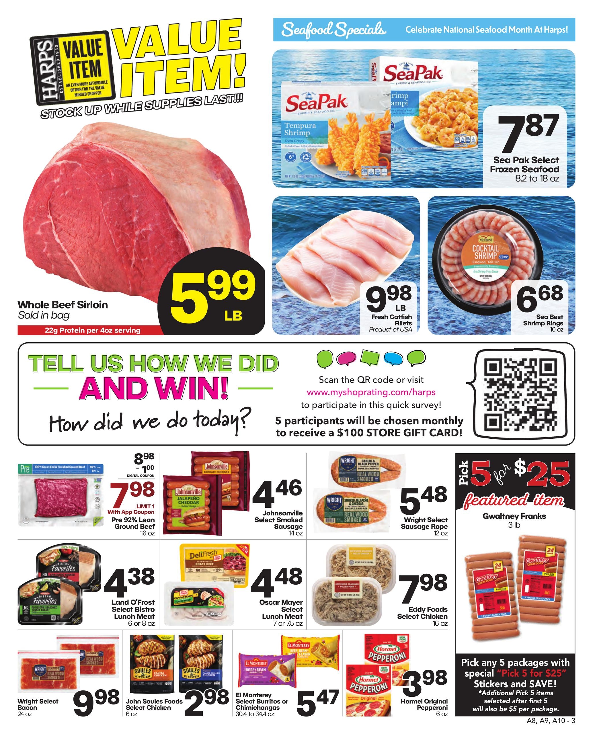 Harps Foods Weekly Ad October 21 - 27, 2026
