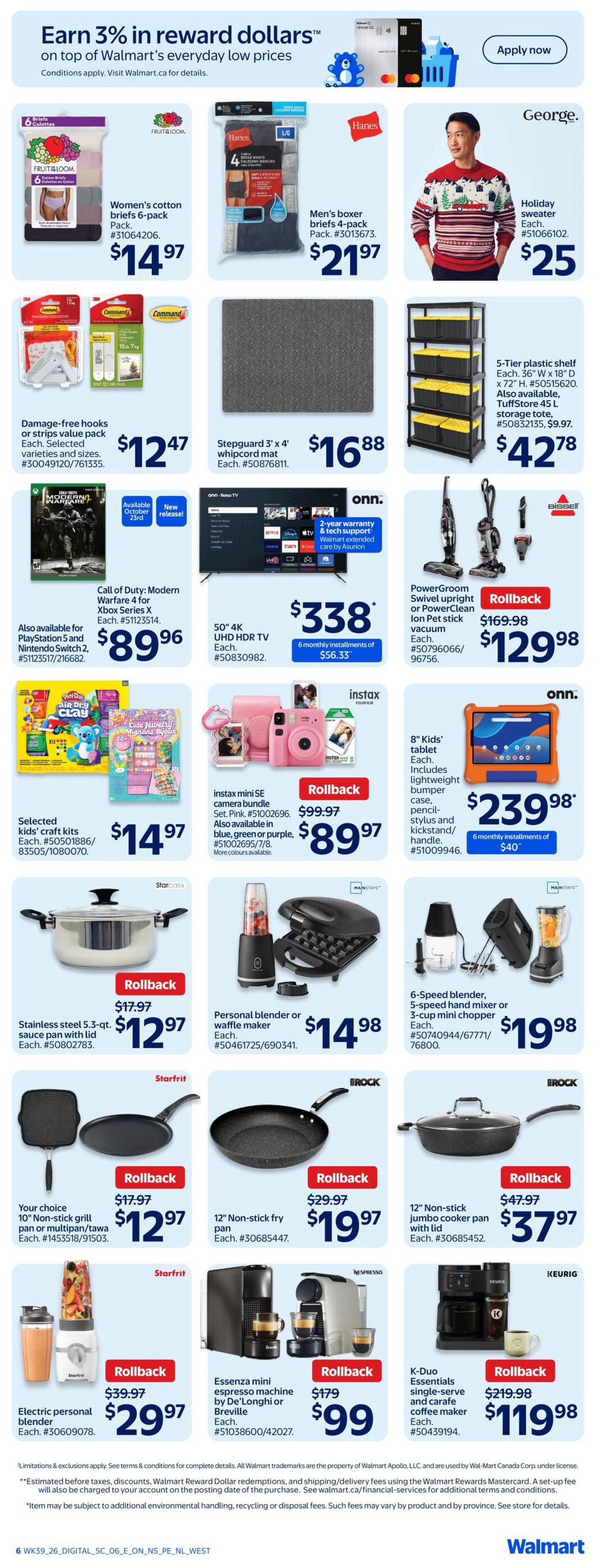 Walmart (Atlantic) Flyer October 22 to 28