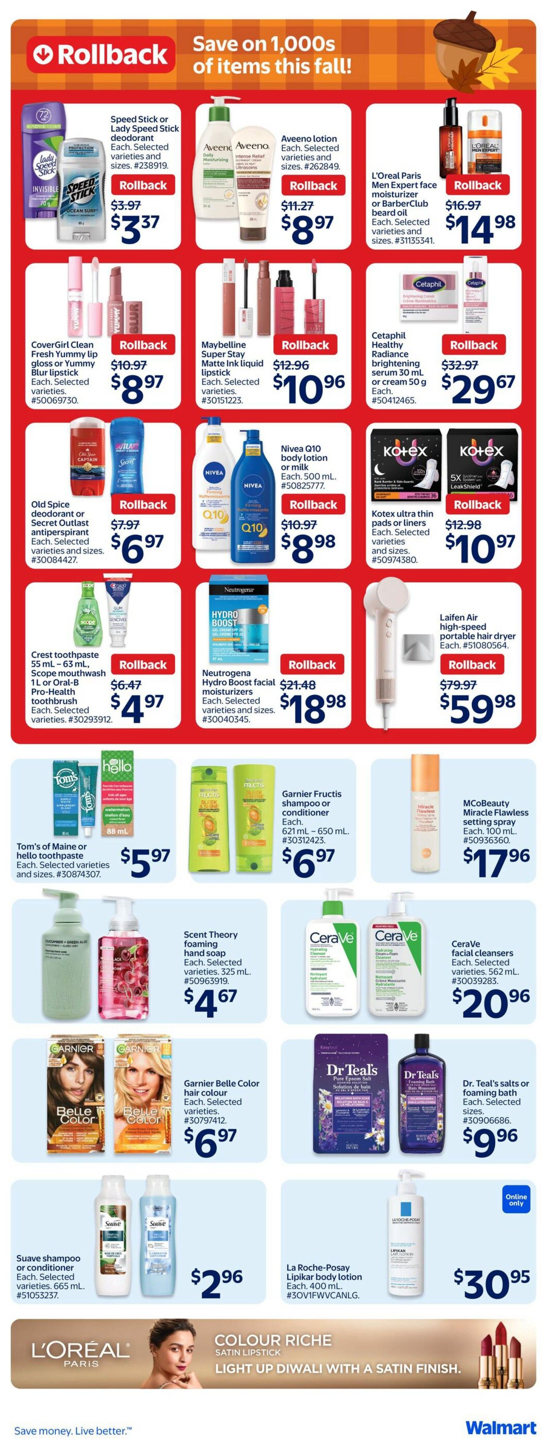Walmart (West) Flyer October 22 to 28